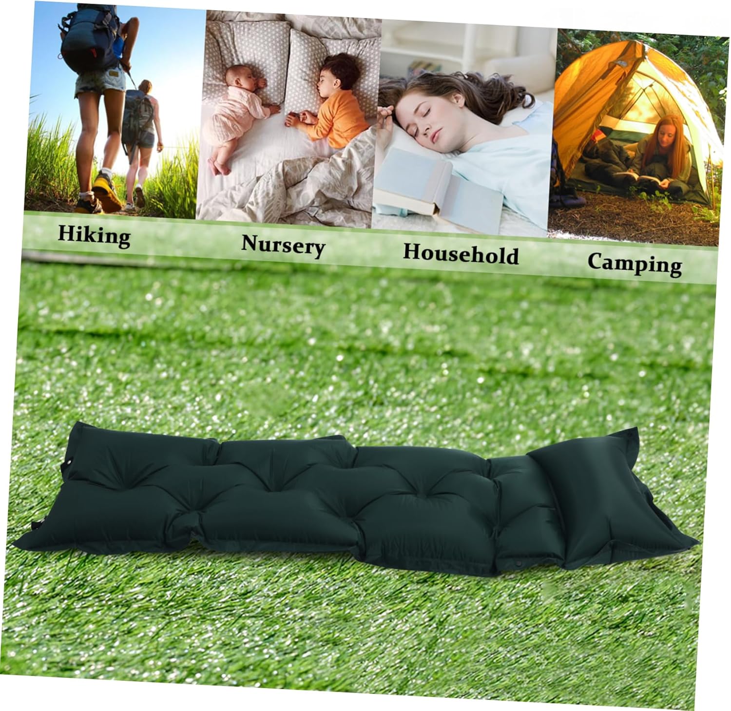 Automatic Inflating Camping Mat Self Inflating Sleeping Pad Portable Air Mattress for Hiking Backpacking Camping