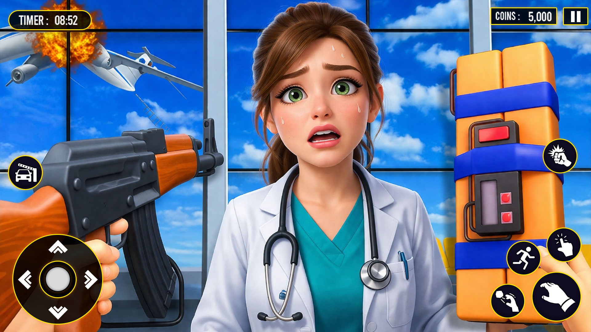 Checkpoint Fun World Airport Border Security: Police Checkpoint Fun Chaos Simulator 3D - App ...