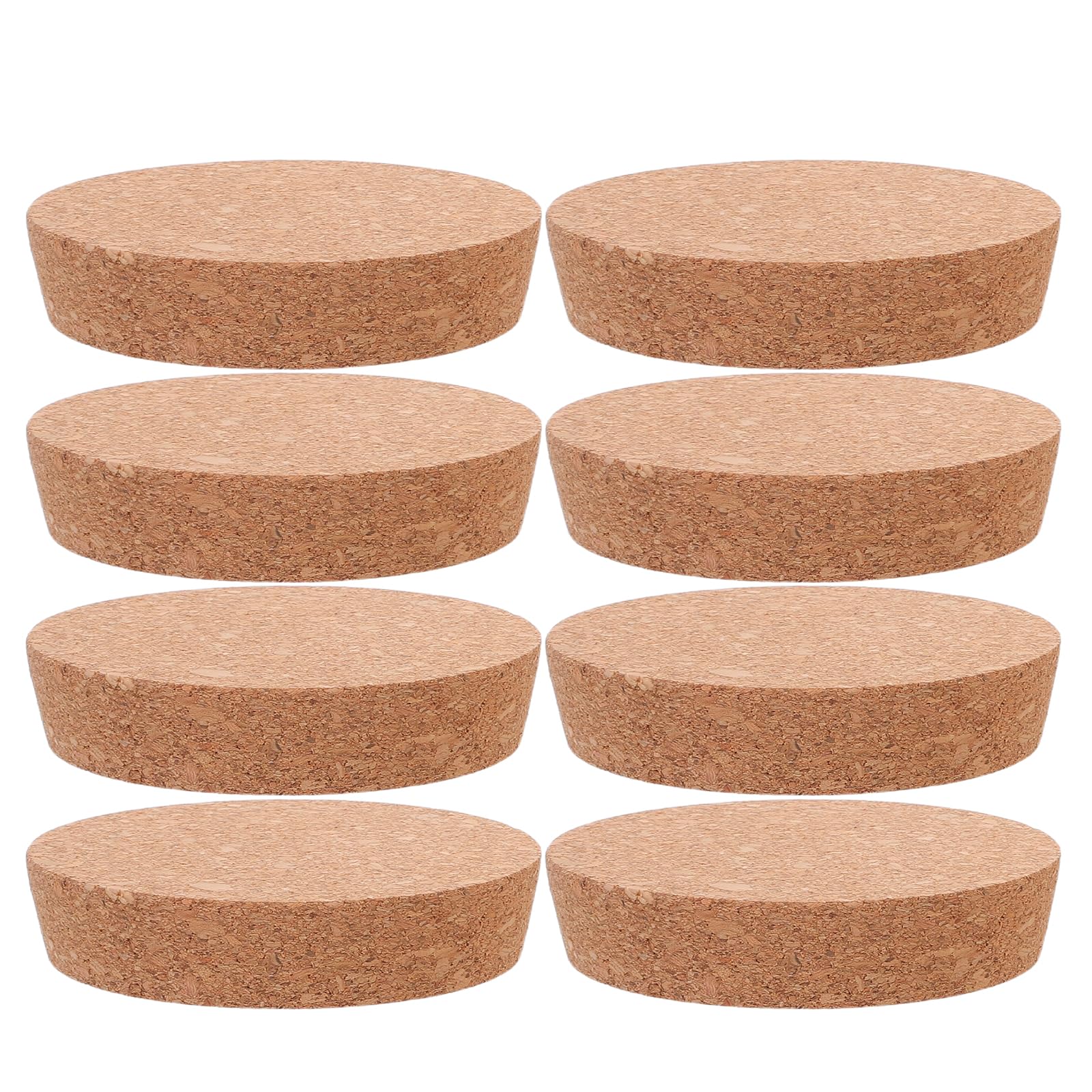 Tapones de corcho cónicos para decantadores y botellas de vino de vidrio, pack Alipis de 8 uds