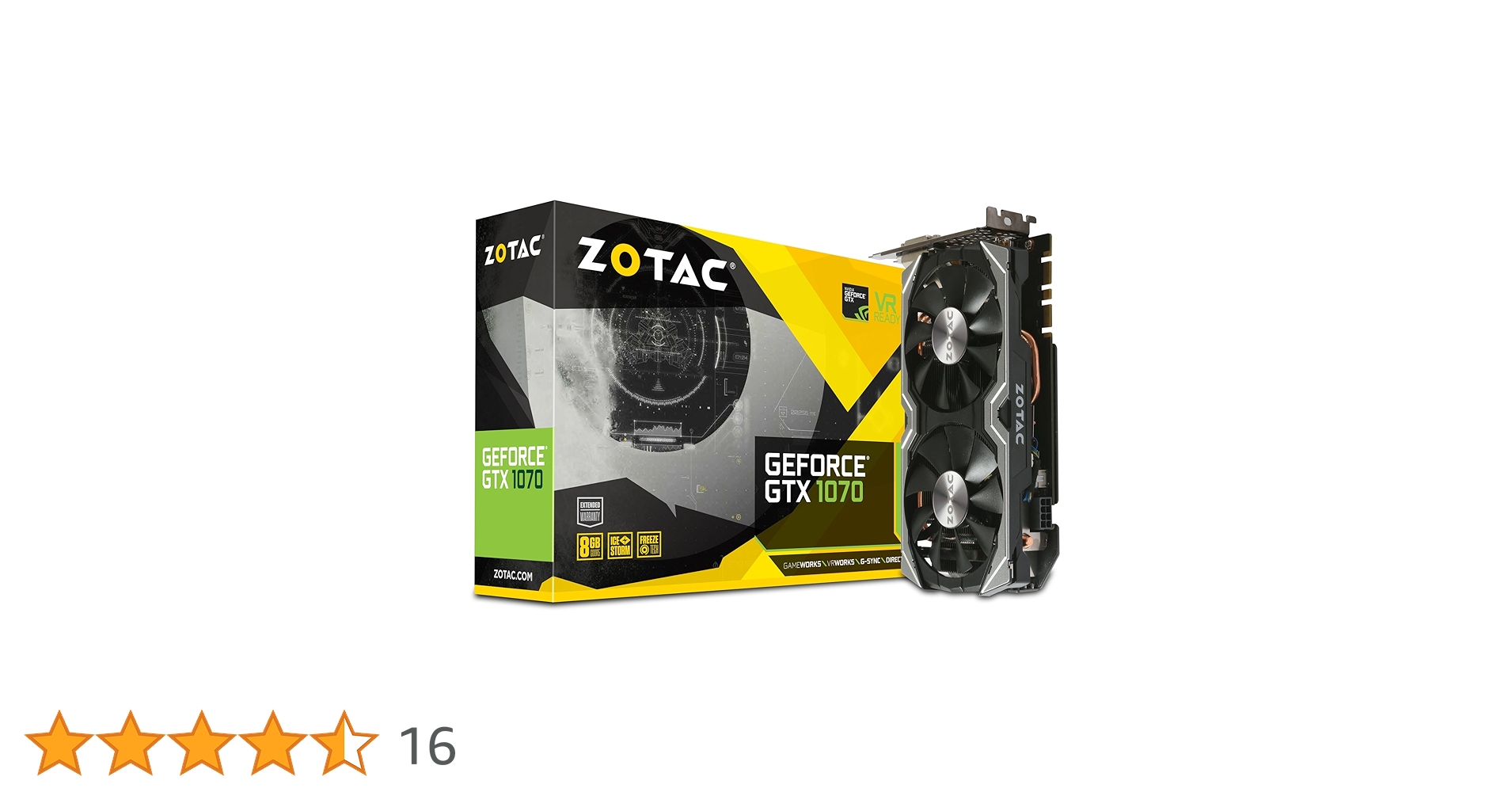Amazon | ZOTAC GEFORCE GTX 1070 MINI グラフィックスボード