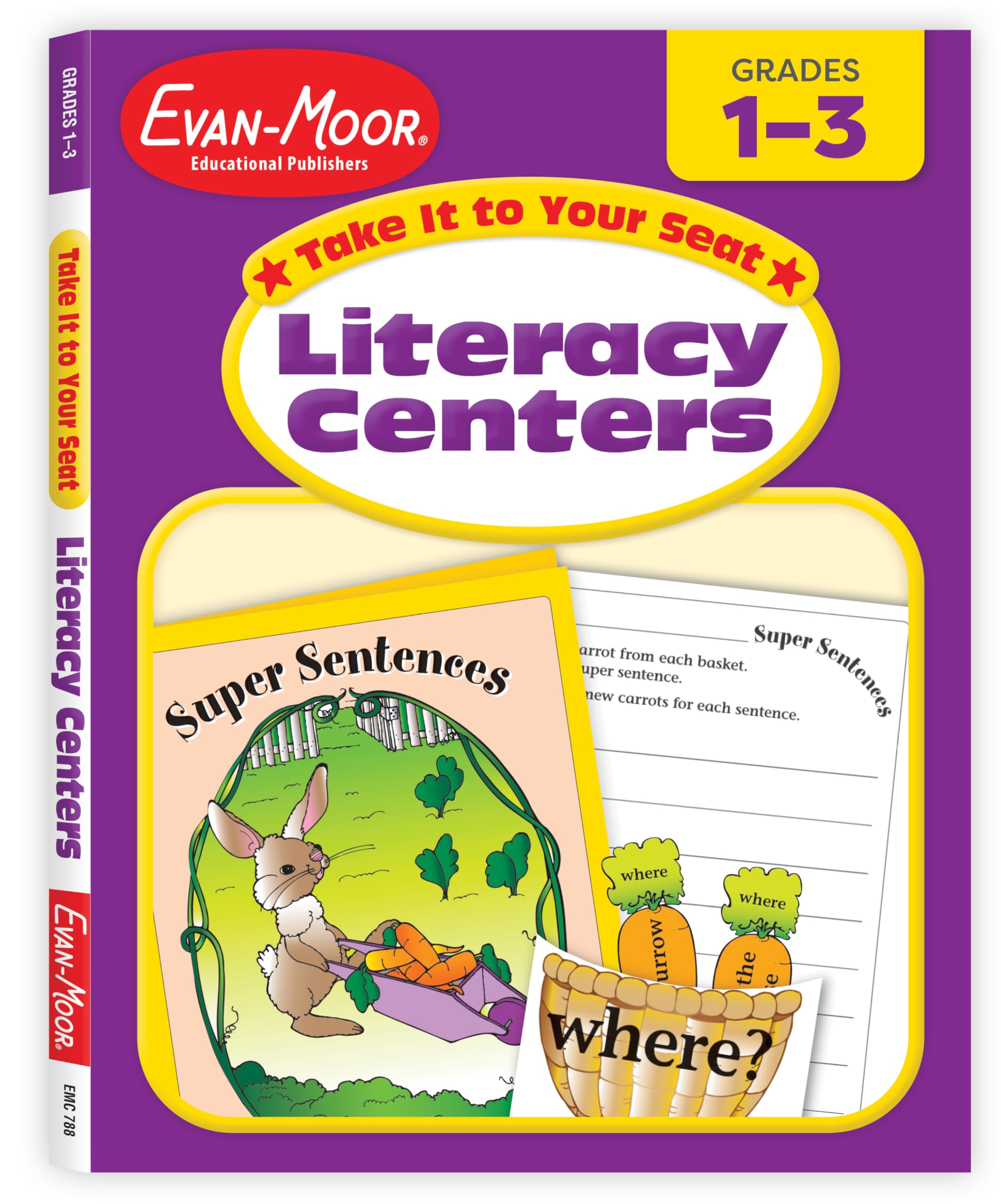 Take It to Your Seat Literacy Centers, Grades 1-3