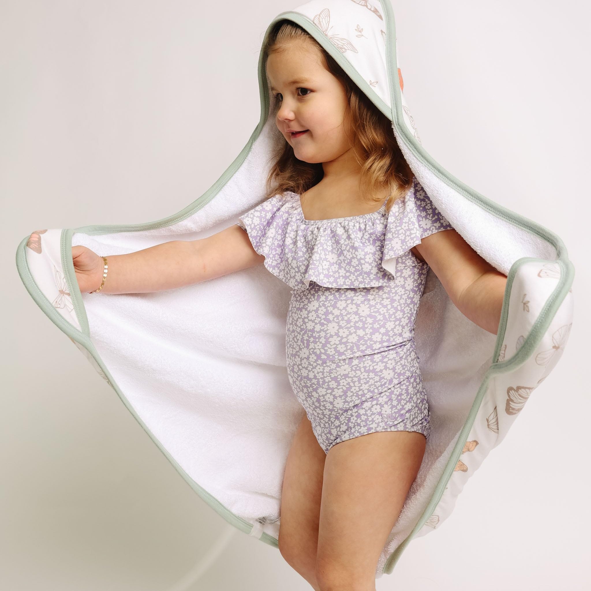 Toalla de baño con capucha de punto premium "Luna" de Copper Pearl