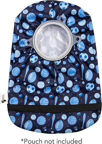 Miniatura 3 de Spoonie Threads Funda elástica deportiva para bolsa de ostomía - COMPRA 2 AHORRA 10%, Colostomía, estoma e ileostomía bolsa de moda ajustable