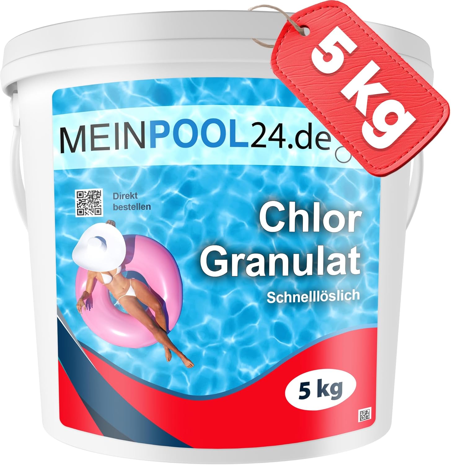 5 kg MEINPOOL24.DE Chlorgranulat schnelllöslich 56% AKTIVCHLOR ...