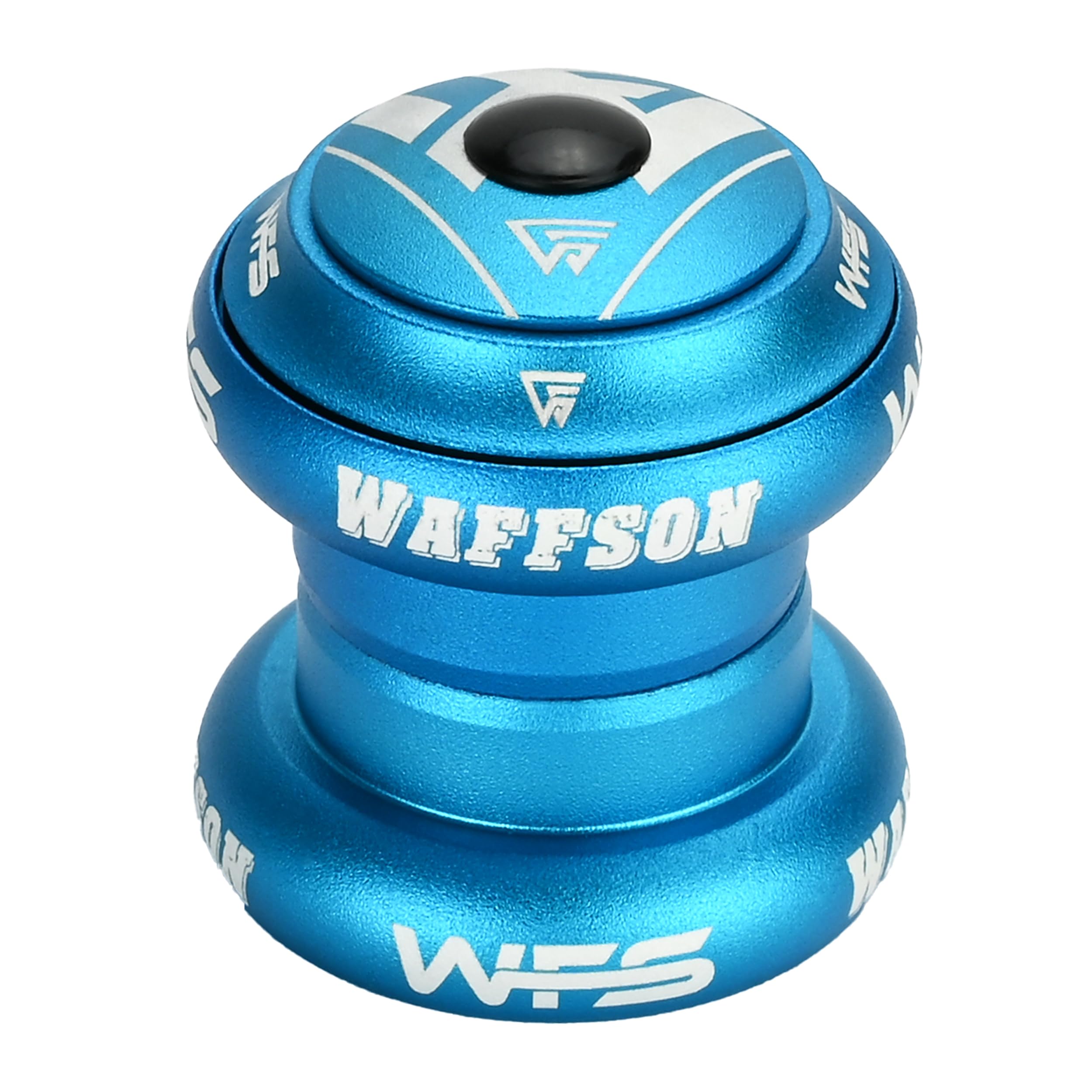 ヘッドセット WFS NV.58 1-1/8 Inch Threadless Bike Headset - CNC Alloy, Sealed Bearings, for 34mm Head Tube, Includes Top Cap and Starnut, Blue WFS NV.58 1-1/8 Inch Threadless Bike Headset - CNC Alloy, Sealed