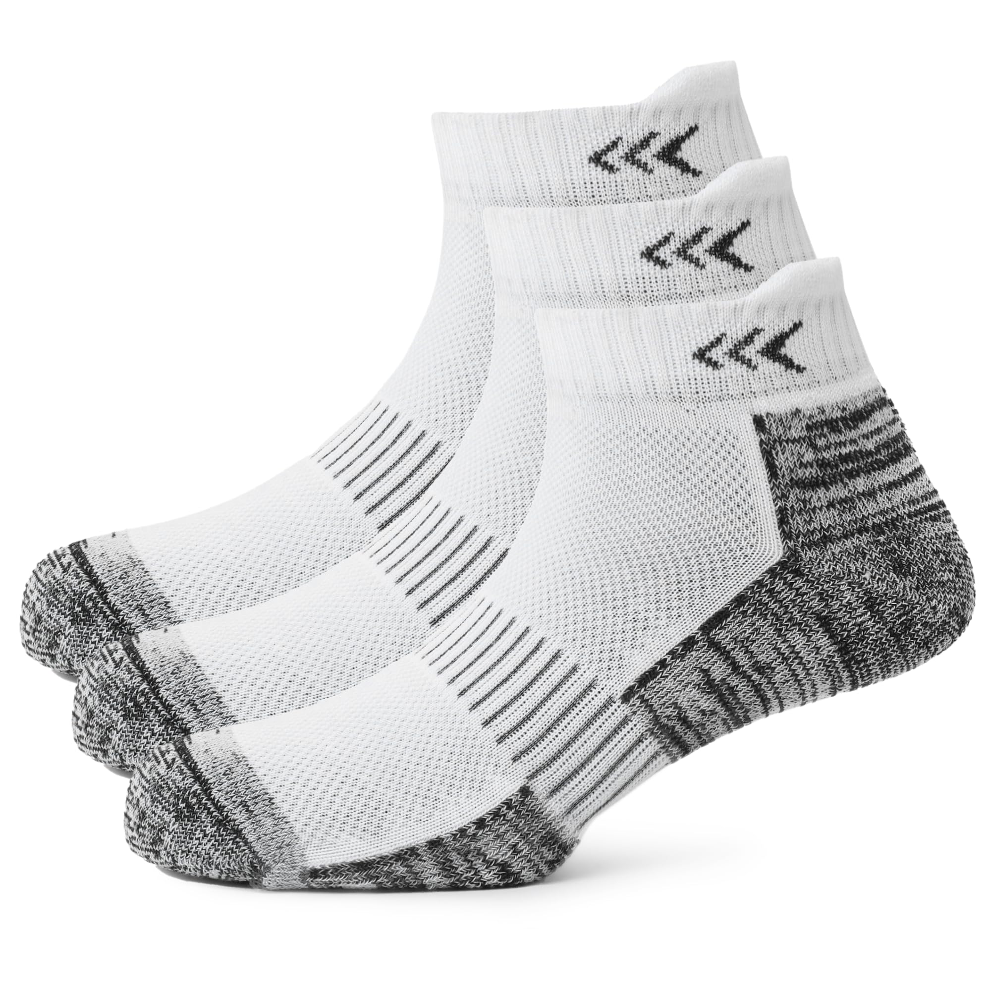 mayor Striped Ankle Length Socks Breathable Cushioned, Ideal for Running, Gym, Workout, & Casual (Pack of 3)-picture-16