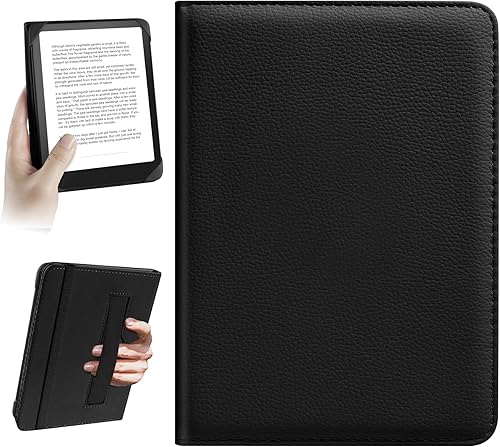 Vista 11 de Funda universal para Kindle eReader de 6 pulgadas, compatible con Paperwhite (2015/2018)/Pocketbook y Tolino/Kobo Clara HD, funda protectora de 6