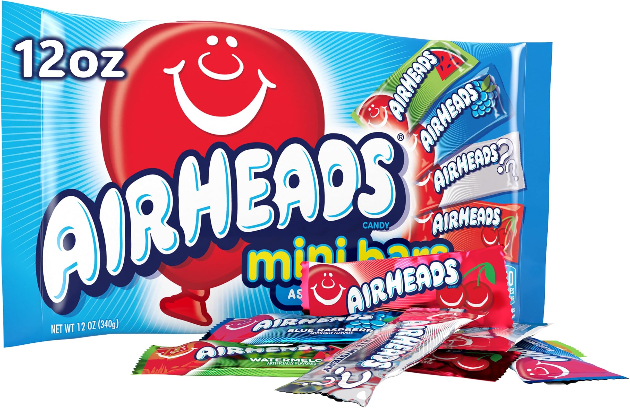 Chewier Mini Bars Laydown Bag, 12 Ounce by Perfetti Van Melle [Foods]