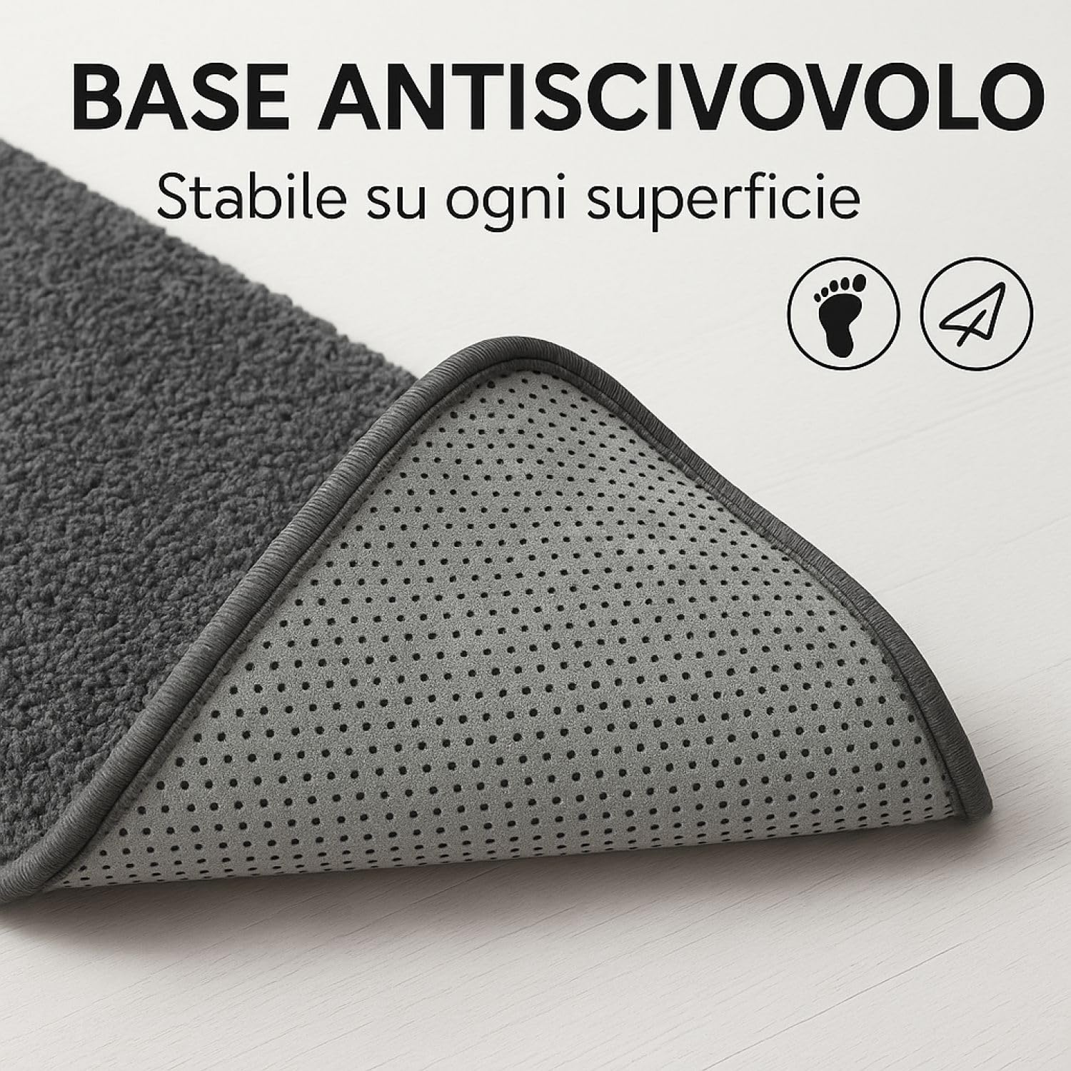 Leonardo Home - tappeto da soggiorno moderno a pelo corto - fondo antiscivolo - lavabile a 30 gradi - super morbido