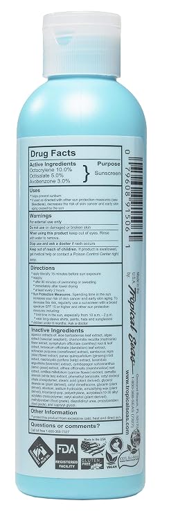 Tropical Seas - LAND SHARK - Sunscreen SPF 50, Fragrance Free