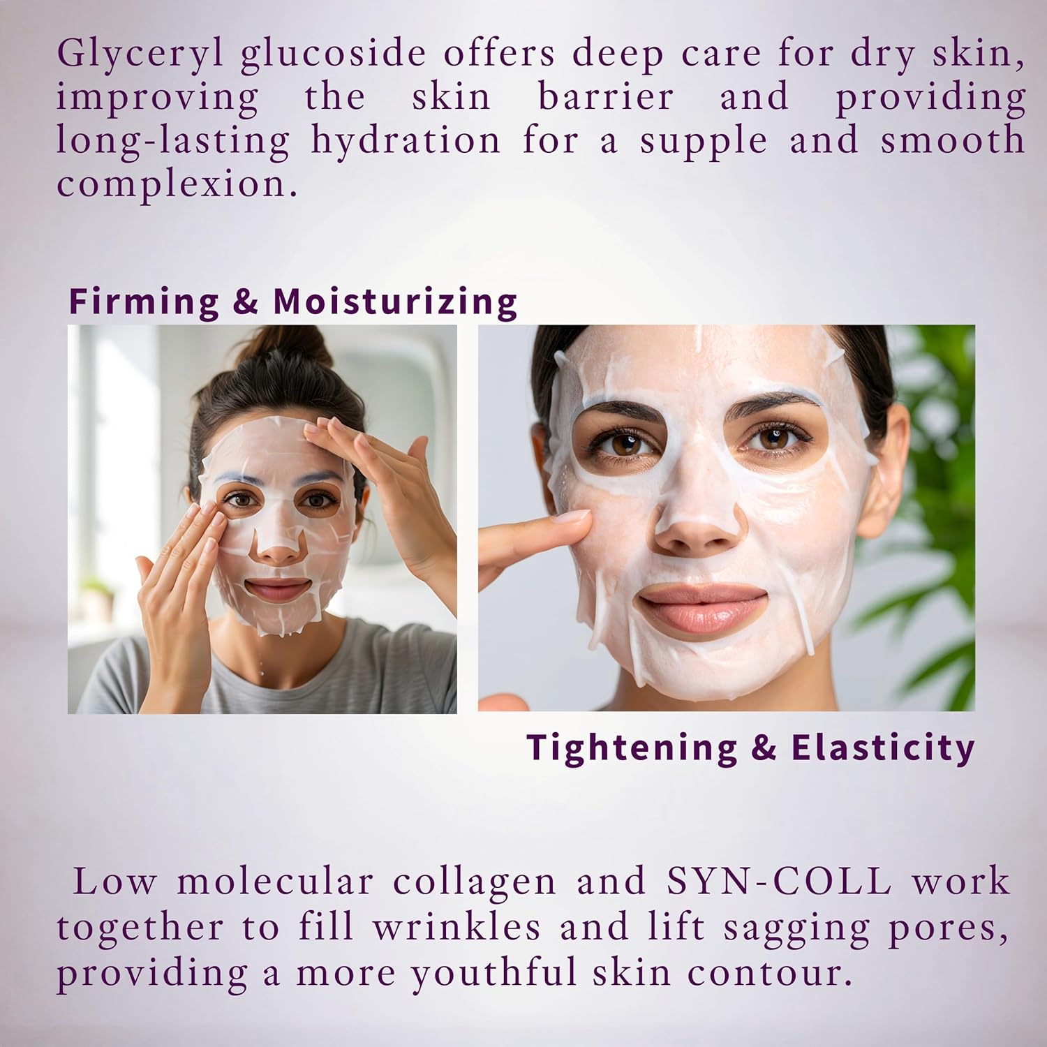 GLOWFINITY - Deep Collagen Korean Skin Care Anti Wrinkle Lifting Face Mask Bio-Collagen Real Deep Mask, Hydrating Overnight Collagen Face Mask for Lifting, Firming and Moisturizing (5pcs/1 Box) - Image 6