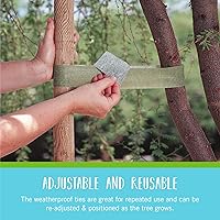 Vista 3 de Velcro Brand ONE-WRAP Ties Soportes para árboles y plantas para un crecimiento efectivo Los fuertes agarres de jardinería son reutilizables