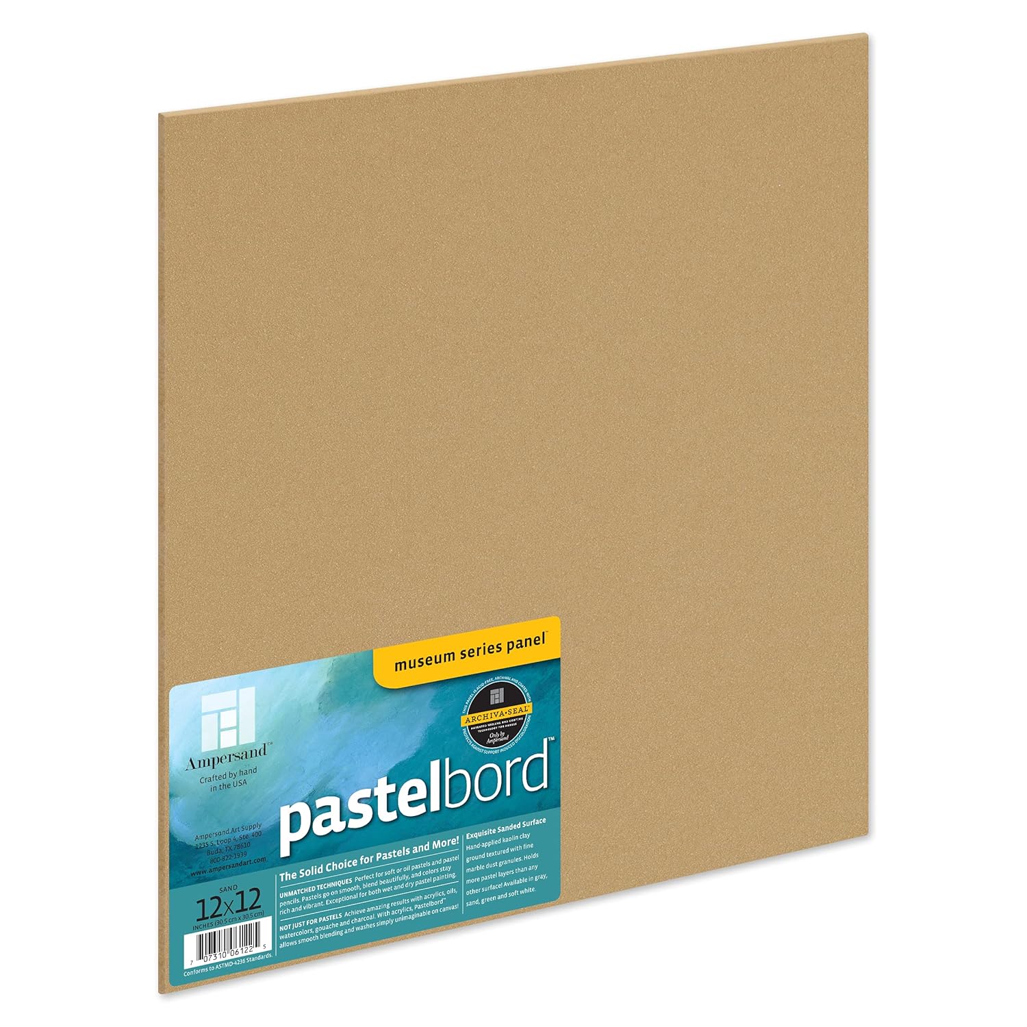 AmperSand, Museum Series Pastelbord for Pastels, Charcoal, Pencils and