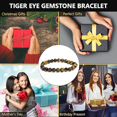 Vista 201 de Money Attraction Bracelet for Wealth, Prosperity & Success – Abundance & Good Luck Feng Shui Bracelet with Pyrite, Citrine, Tiger Eye & Green Green