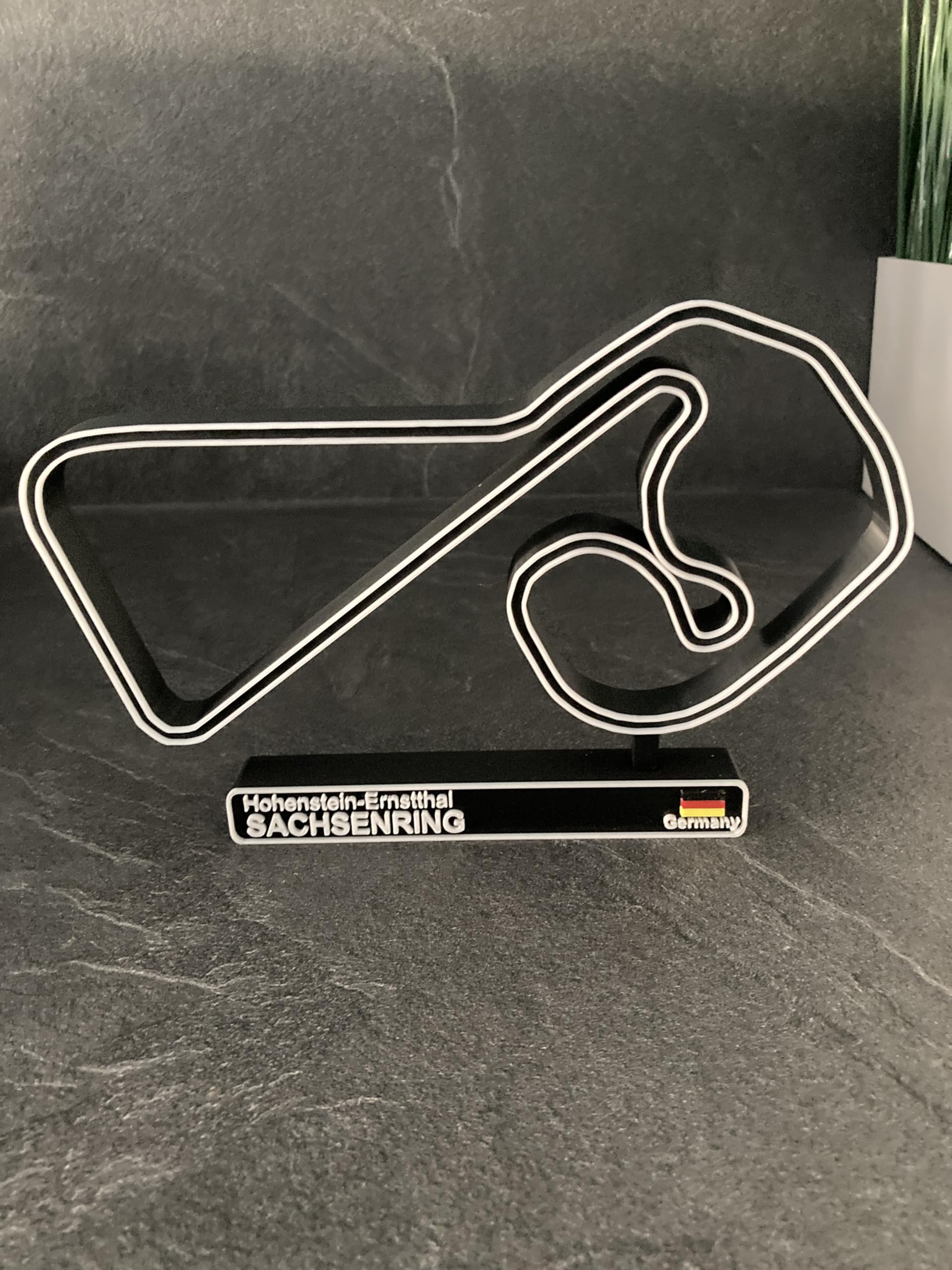 Circuit de Sachsenring, Maquette de Circuit de Course 3D, Décoration Automobile