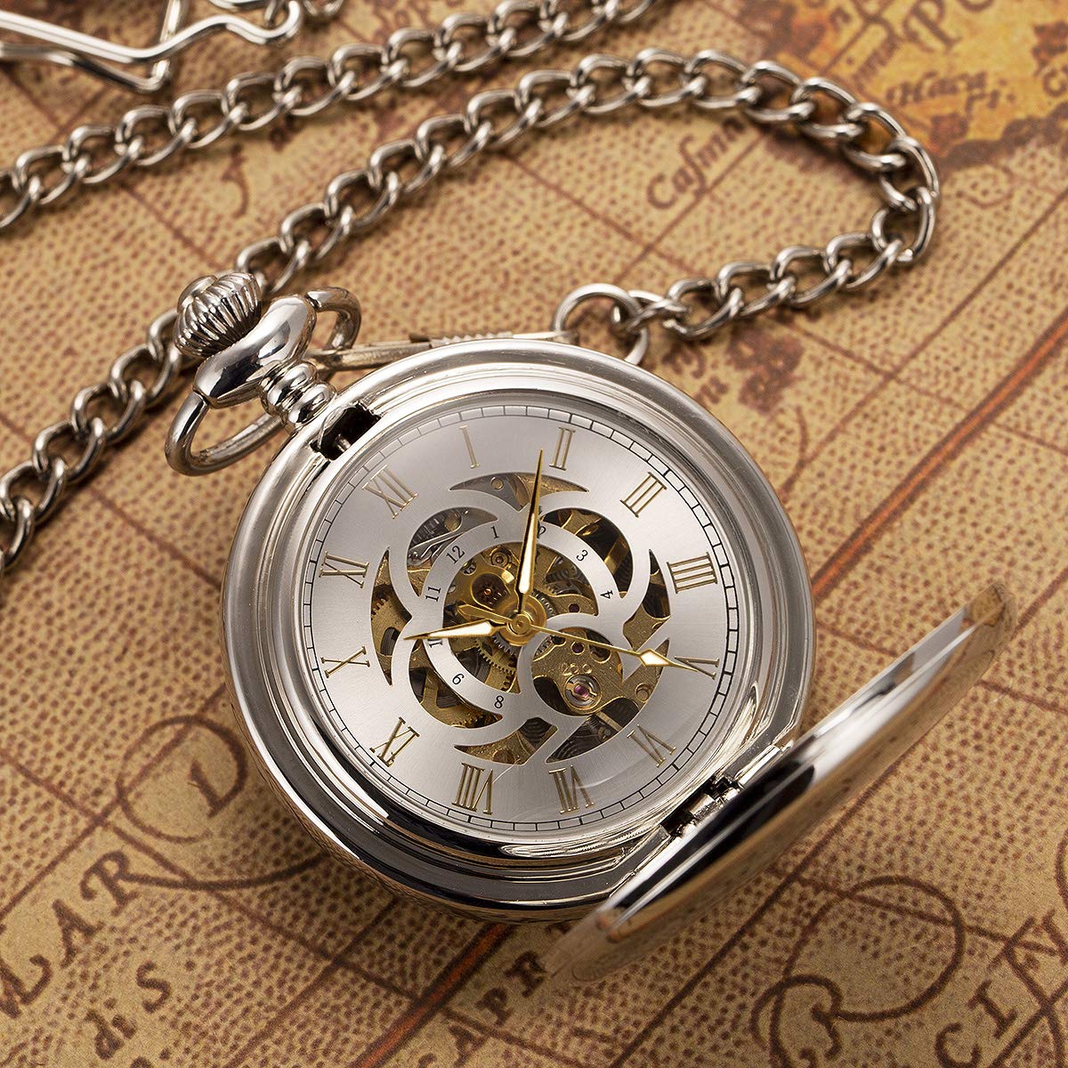Buy Mens Pocket Watch Classic Mechanical HandWind Pocket Watch