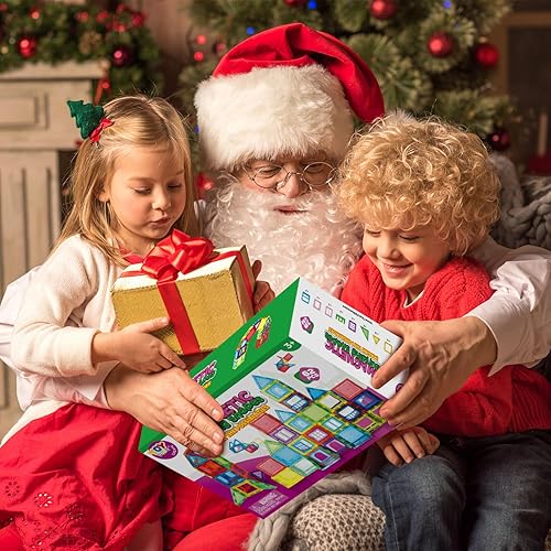 Miniatura 8 de TOY Life Azulejos magnéticos para niños pequeños de 3 a 5 años, 62 piezas de bloques magnéticos para niños de 4 a 8 años, bloques magnéticos,