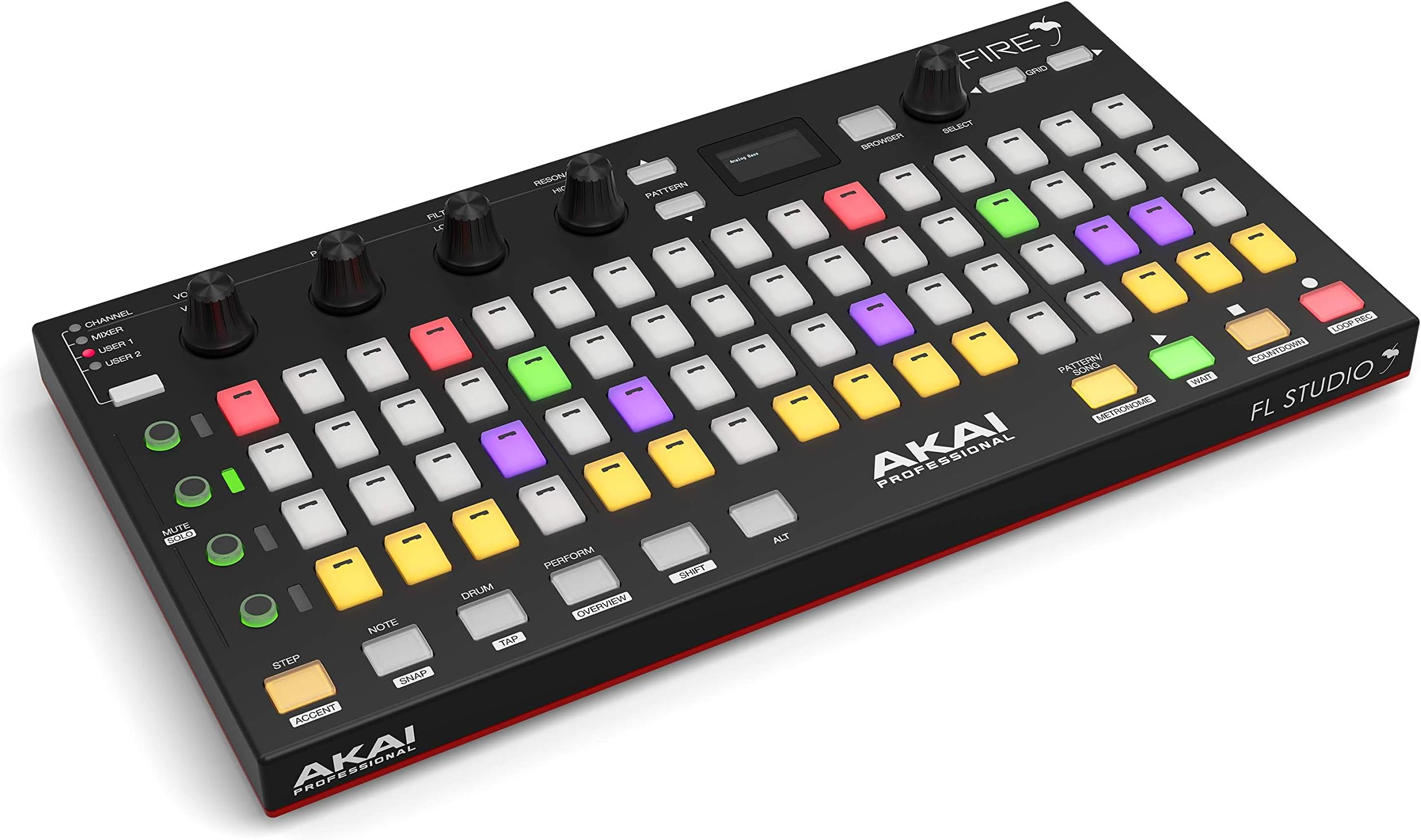 Akai Professional Fire | USB MIDI Controller for FL Studio with FL Studio Fruity Edition software