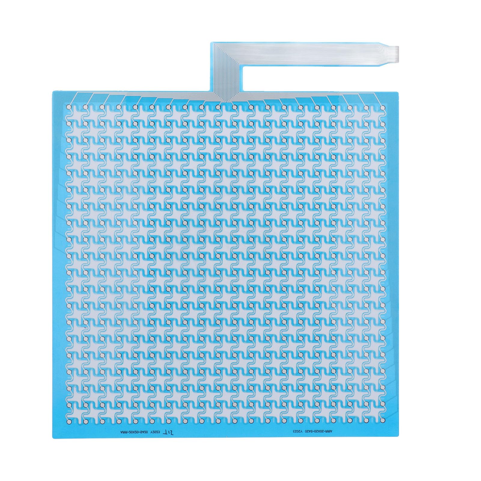 EMUKOEP Sensor de Presión de Película Flexible, 3KG, Gran Formato, Fino Distribuido, 400 Puntos de Detección para Colchón Acolchado