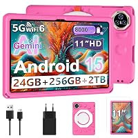 Tablet Android 15, 11 Pollici Tablet per Bambini