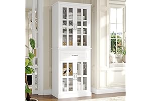 FOTOSOK 71'' Tall Kitchen Pantry Cabinet