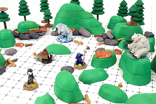 Miniatura 7 de Dirt Cheap Dungeons - Juego de terreno Owlbear  Modular y personalizable  Moldeado por inyección para una durabilidad superior  Accesorios TTRPG