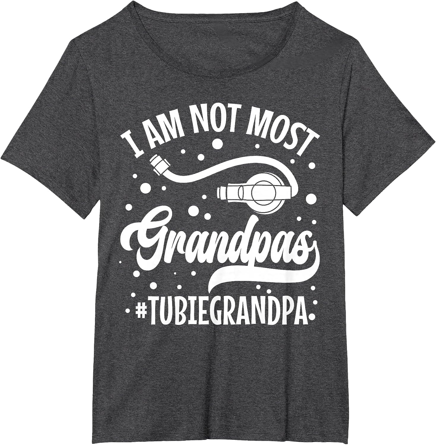 Gtube Accessories for Babies Tubie Grandpa Feeding Tube T-Shirt image 5