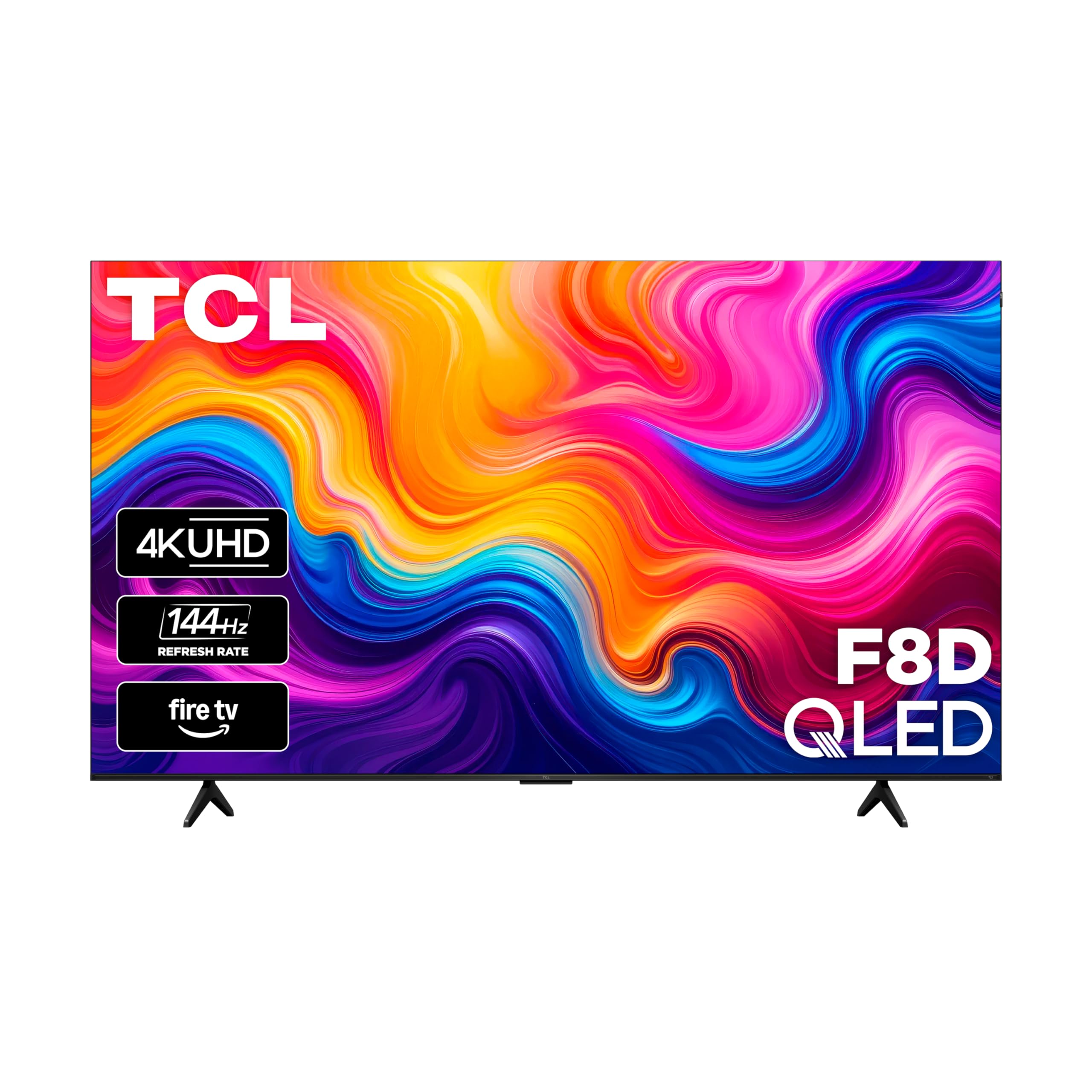 TCL 98-Inch F8D Series 4K QLED Smart TV (98F8D, 2026 Model) with Dolby Vision HDR and Dolby Atmos, Game Accelerator 288 and VRR for Sports and Gaming | Fire TV, Alexa+, 120Hz Refresh, LED Backlighting