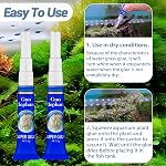 1DFAUL Aquarium Glue Fish Safety, 5Pcs Coral Reef Glue for Plants Moss | Quick Dry, for Coral, Stone, Wood Aquascaping