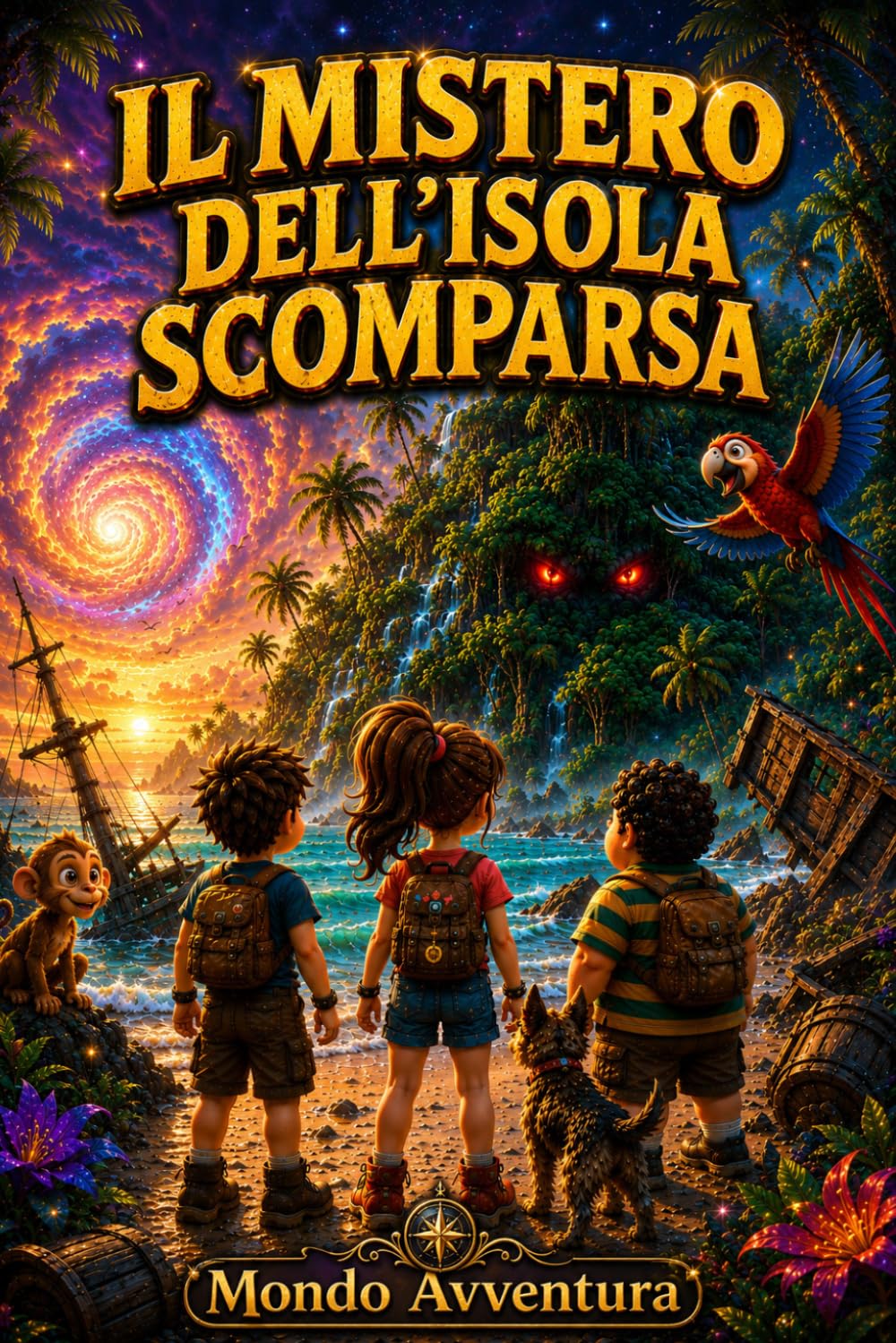 Il Mistero dell'Isola Scomparsa: Libri di avventura per ragazzi e bambini dagli 8 ai 12 anni. Una storia di coraggio, mistero ed amicizia, con illustrazioni