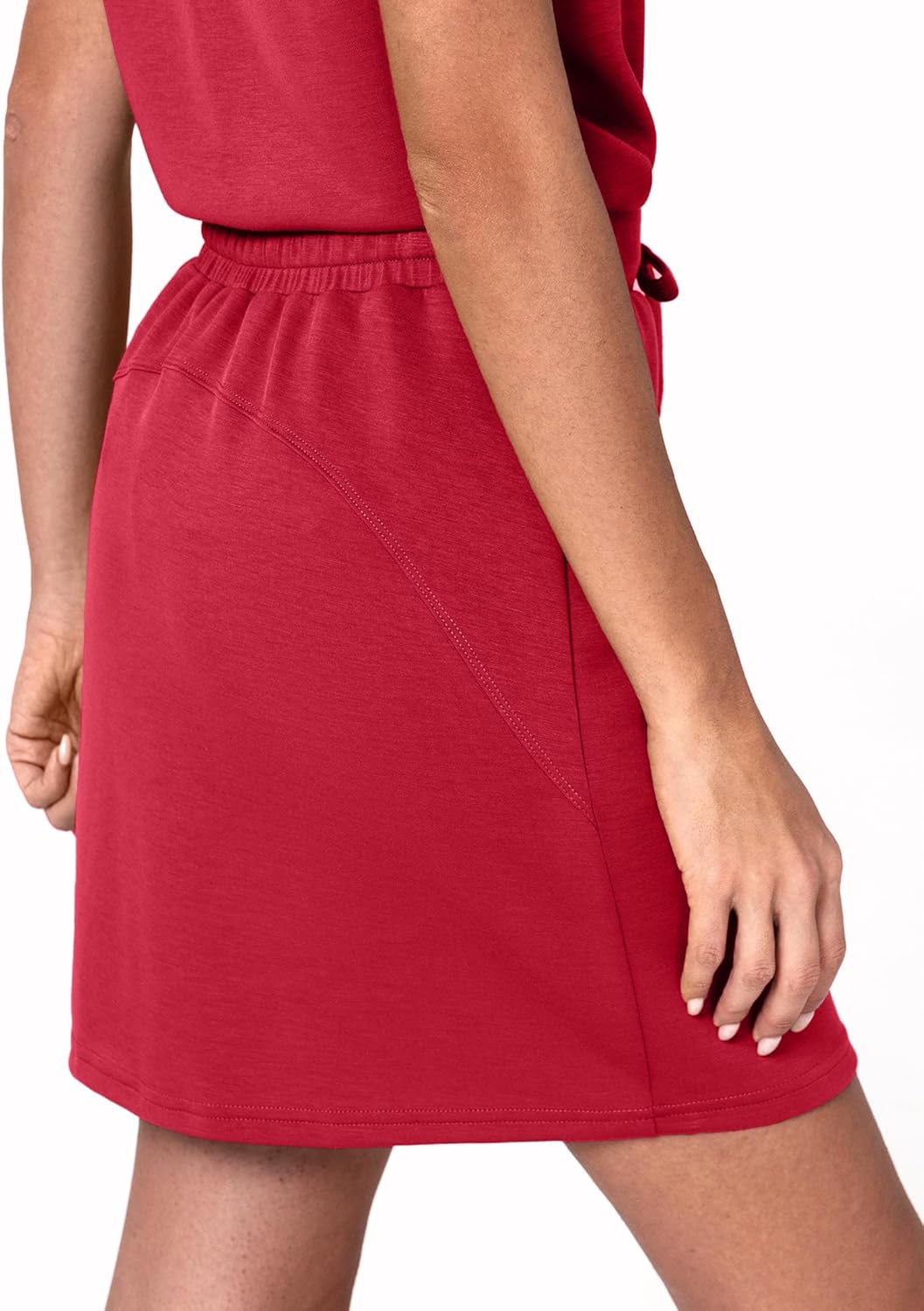 Casly Lamiit Womens Two Piece Skirt Sets Tennis Outfits Casual Cap Sleeve Lapel Shirt Summer Athletic Sport Short Skort Set - Image 4