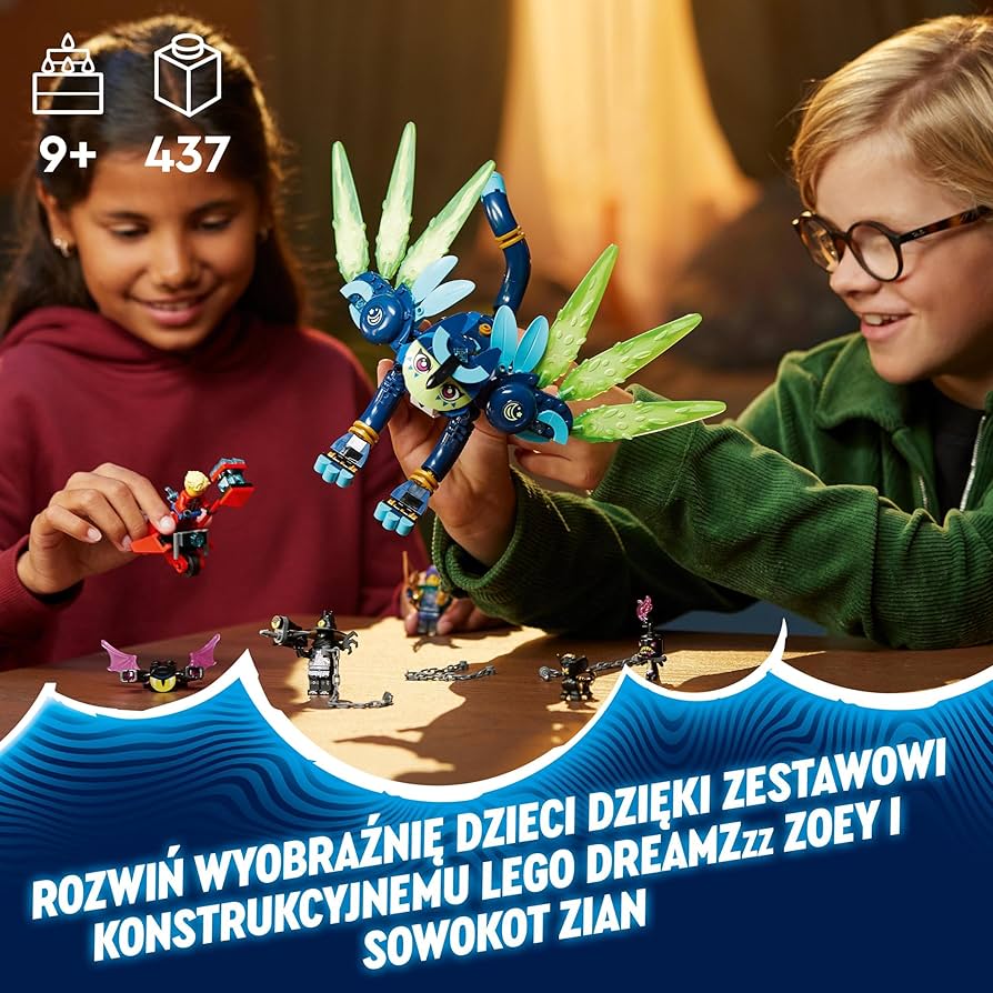 LEGO DREAMZzz Zoey i sowokot Zian, zabawka dla 9-latki, dla LEGO DREAMZzz Zoey i sowokot Zian, zabawka dla 9-latki, dla