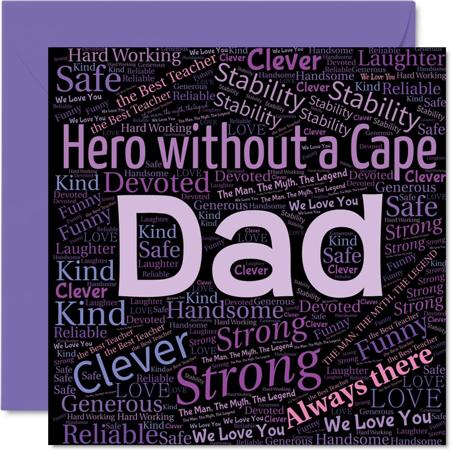 Carte D'anniversaire Pour Papa – Carte D'anniversaire Pour Lui – Joli Message Sentimental à L'intérieur