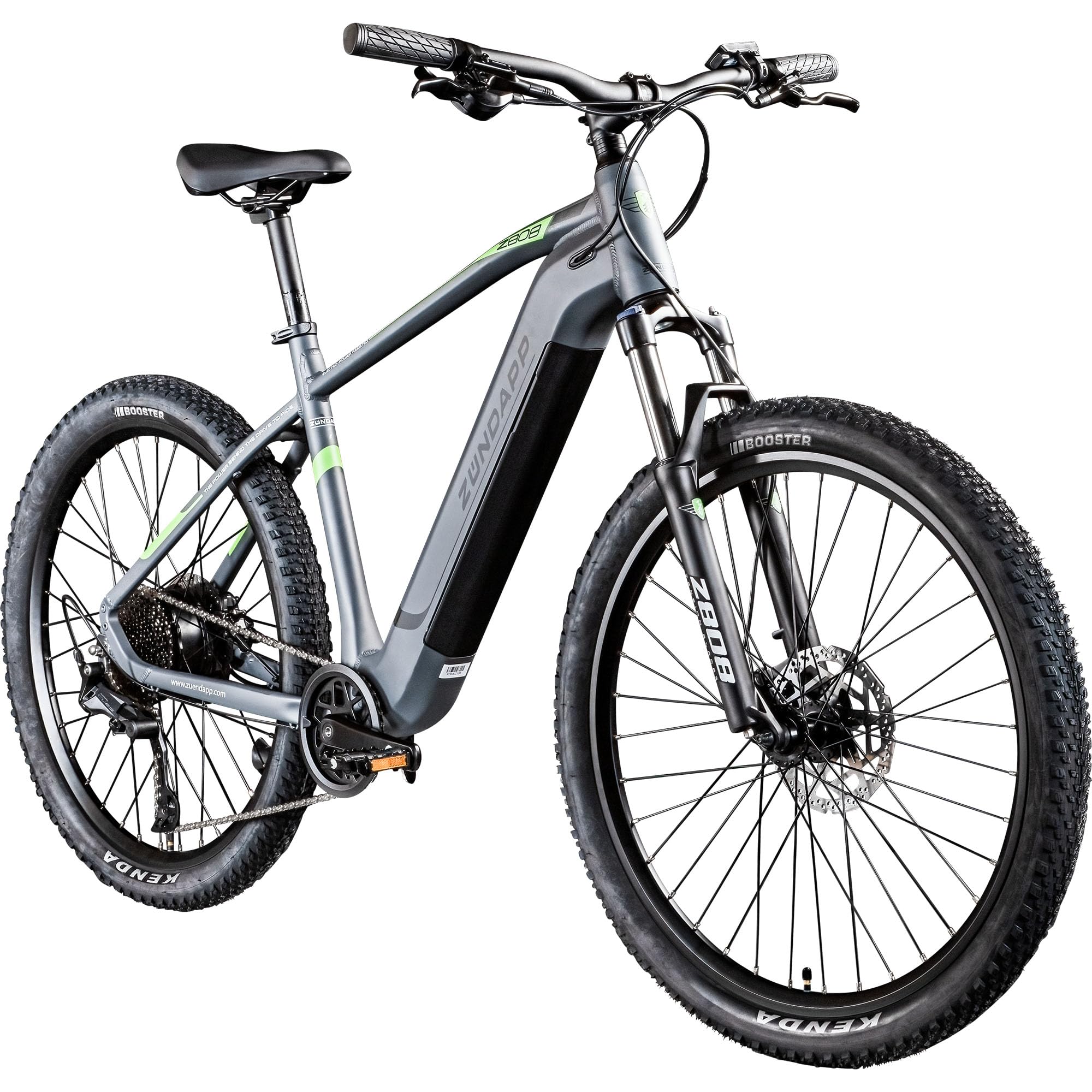 ZÜNDAPP Z808 E Bike Mountainbike 27,5" für Damen und Herren ab 155 cm Pedelec 10 Gang Elektrofahrrad 540Wh Scheibenbremsen