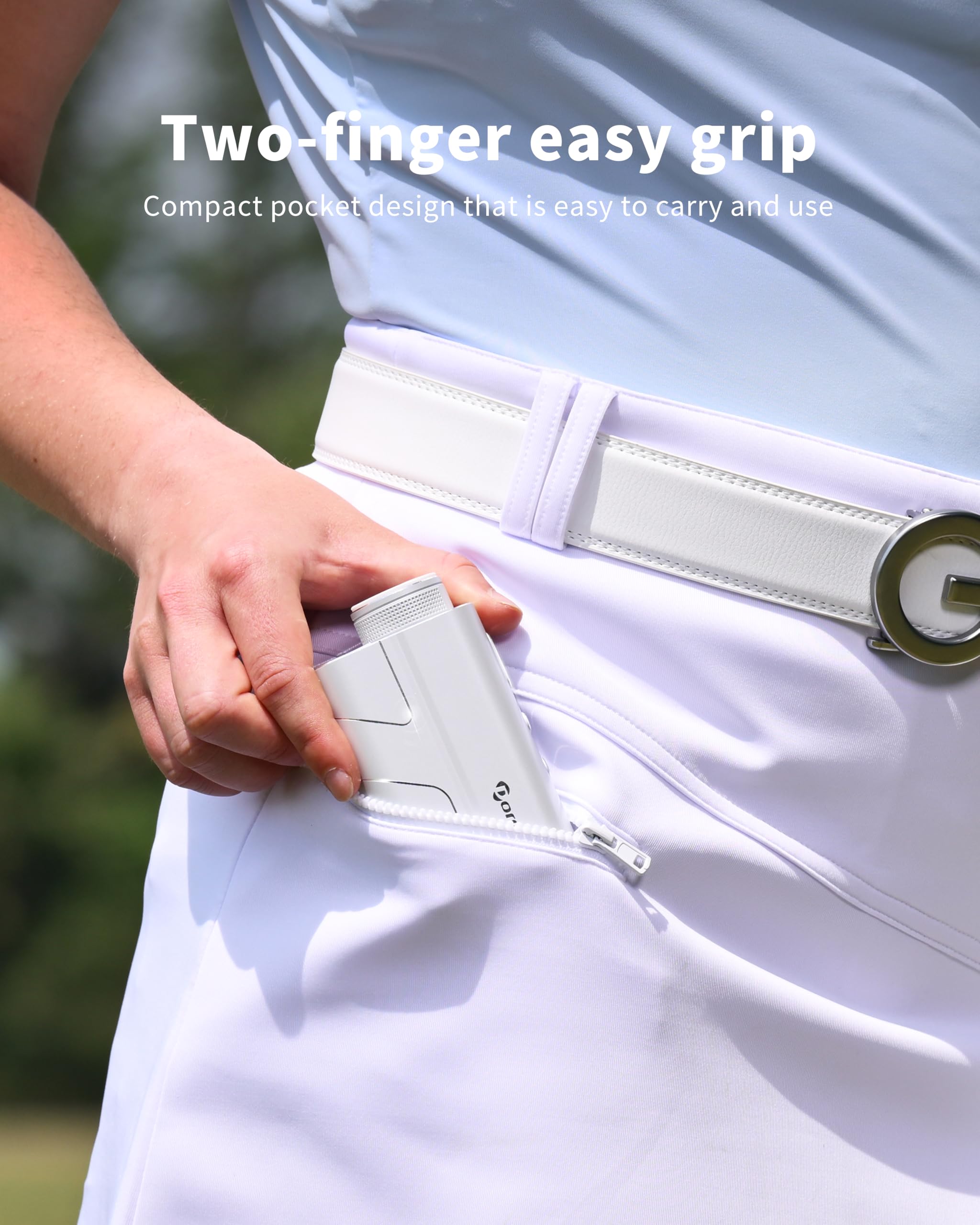 DORMIE T200 Golf Entfernungsmesser mit Steigung, 1000 Yards zum auflasern Von golffenstern, Mit PNLC-Display, 7-facher Vergrößerung und Gehäuse aus Aluminiumlegierung