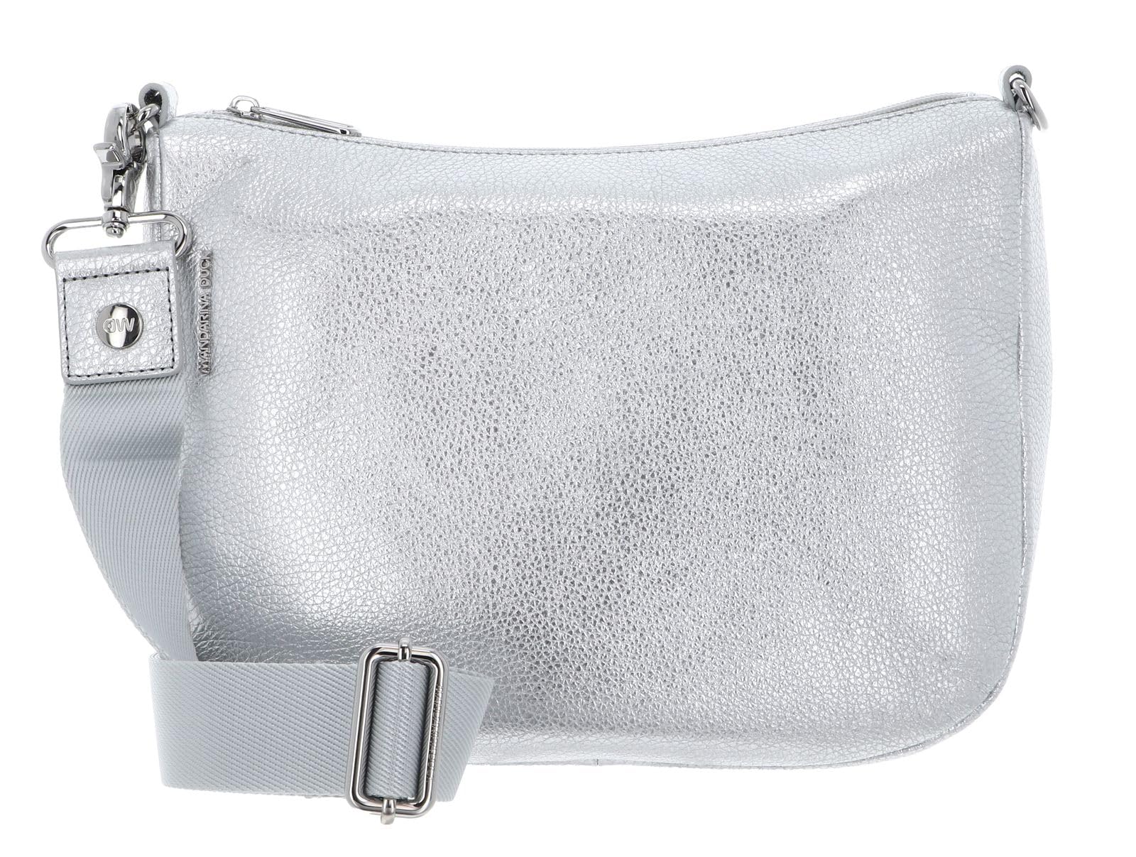 Mandarina Duck Women Mellow Metal Hobo, Silver, Taglia Unica