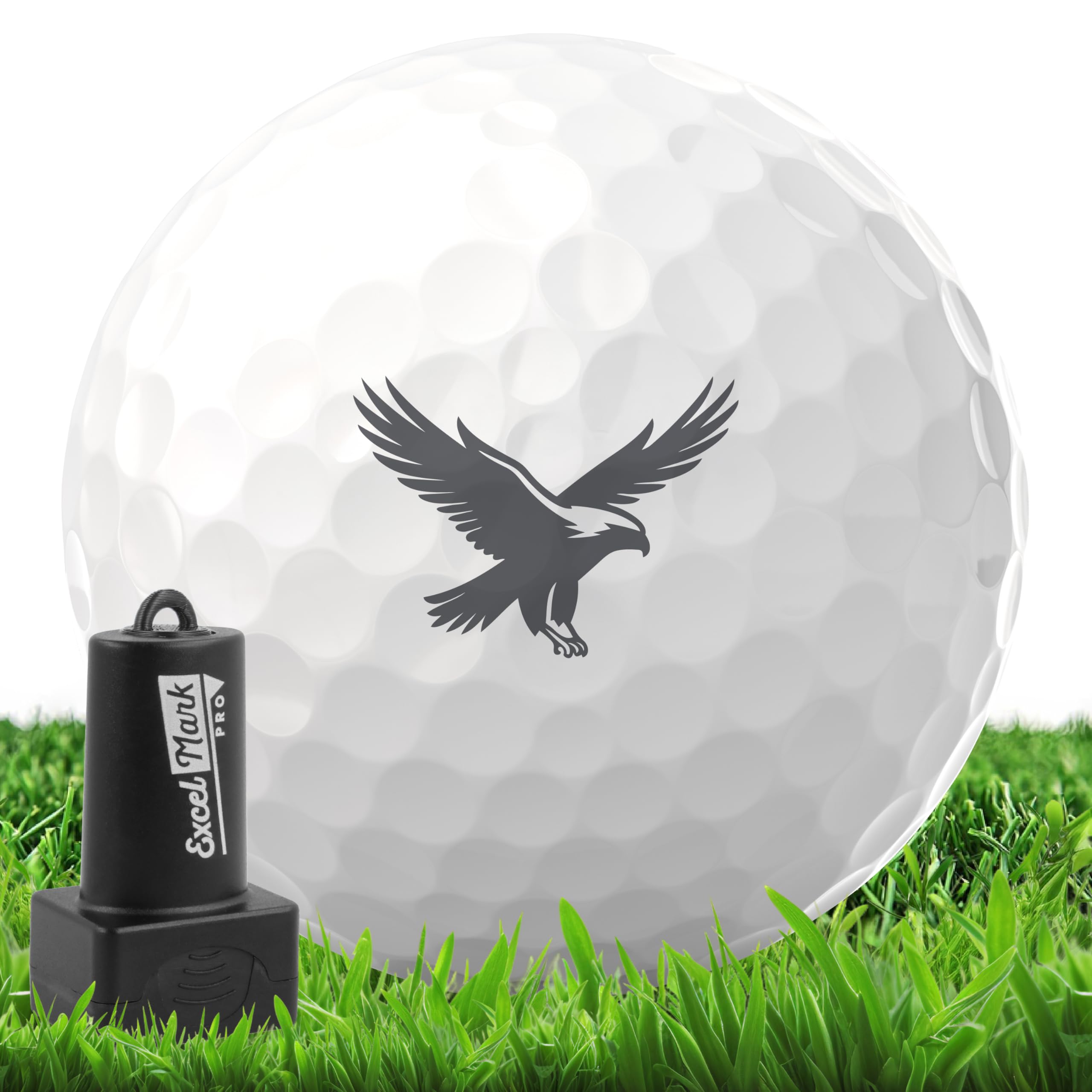 ExcelMark Pro Golf Ball Stamp - Easy Ball Identification - Choose from 25+ Styles and 4 Colors!
