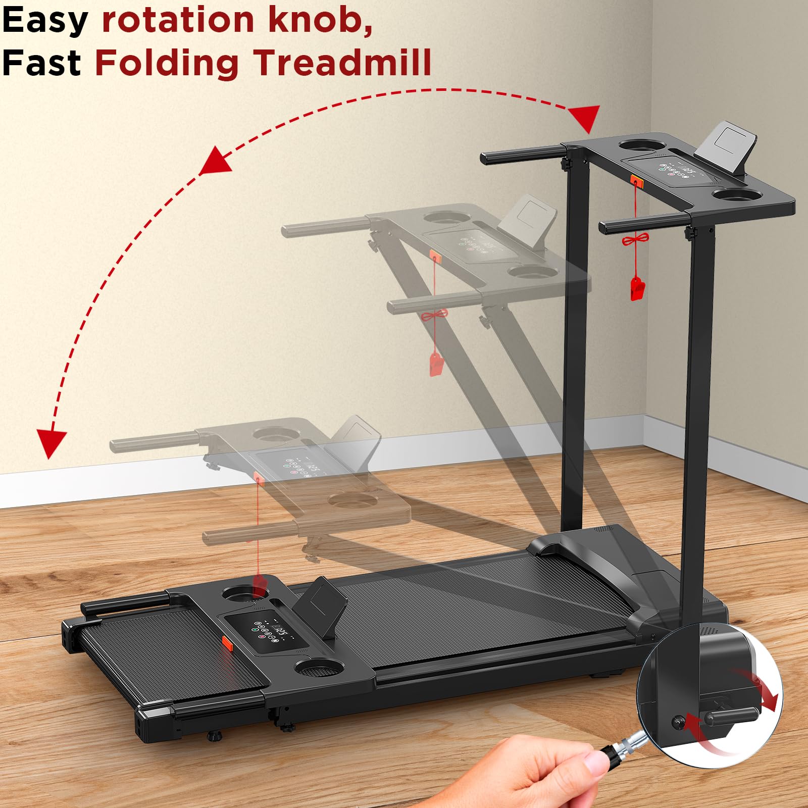 折りたたみ式トレッドミル 家庭用省スペース-ブラック 折りたたみ式トレッドミル 家庭用省スペース-ブラック Amazon