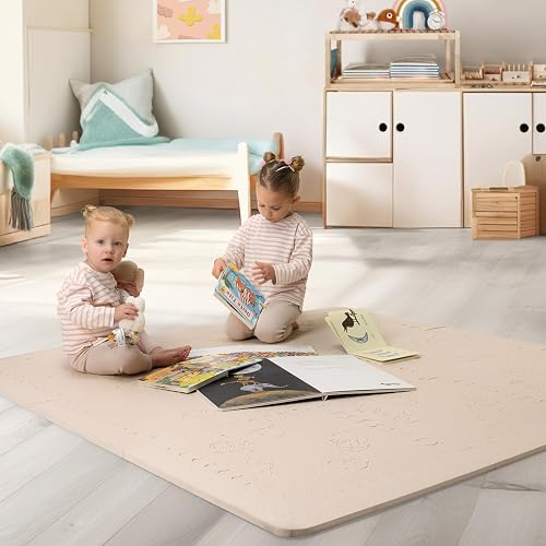 LuBabymats - Alfombra Puzzle Infantil de Goma EVA, Suelo Extra Acolchado para Bebés. Medida: 161x161 cm.…