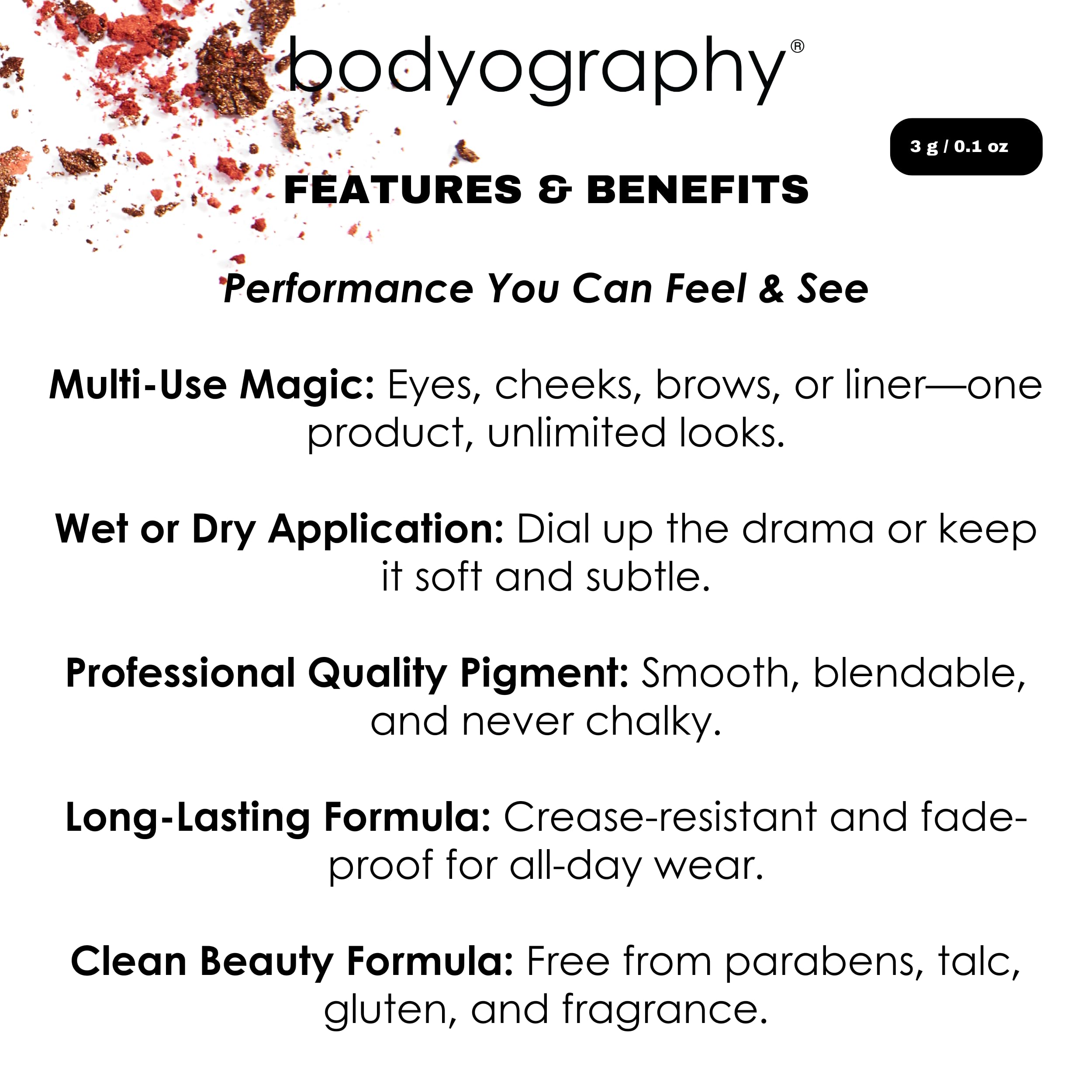 Bodyography Expressions Eyeshadow/Blush/Eyeliner - Devoted (6541), 2.83 g (Pack of 1) - Image 4