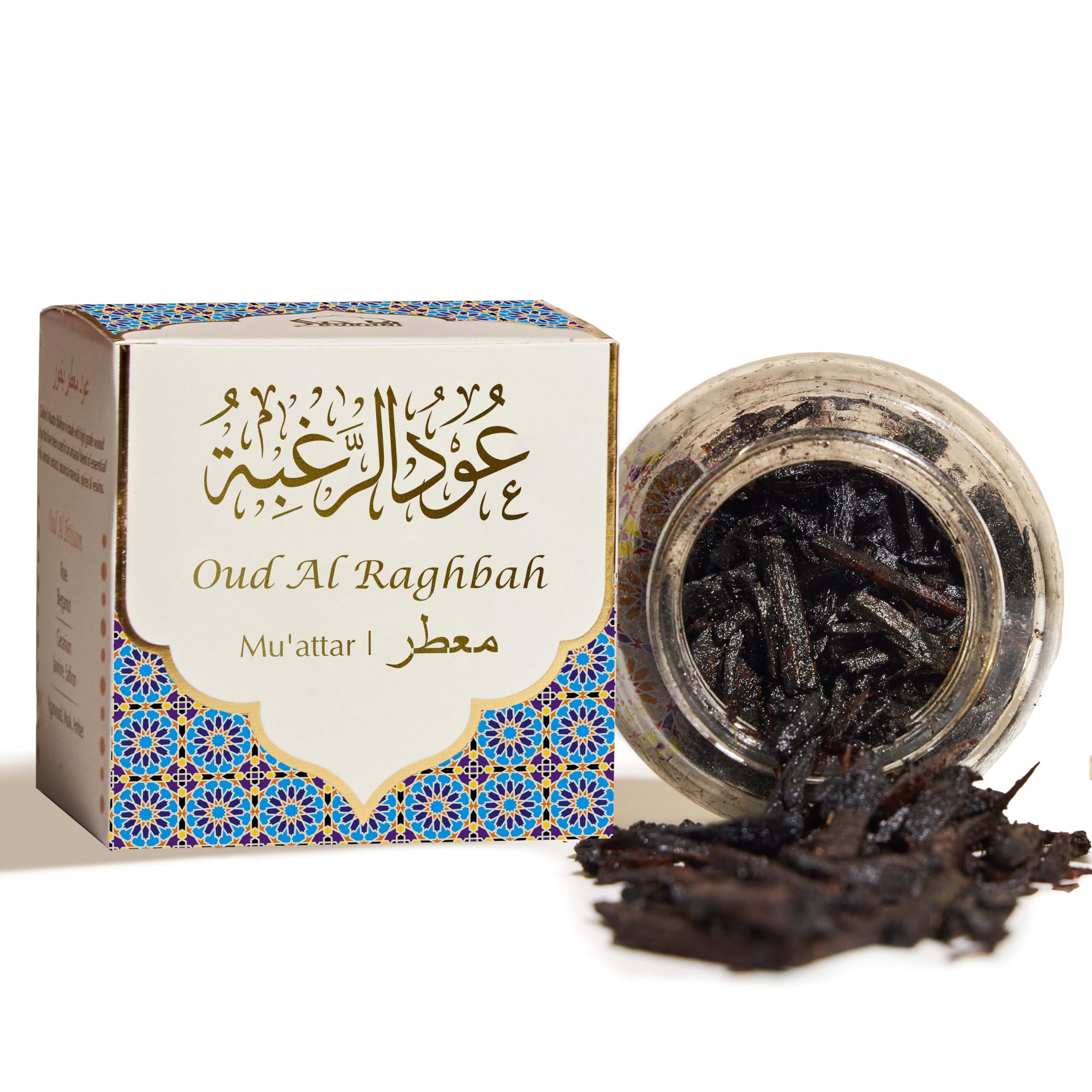 Amazon.com: Oud Al Raghbah Muattar Bakhoor by Dukhni | 1 jar X 40