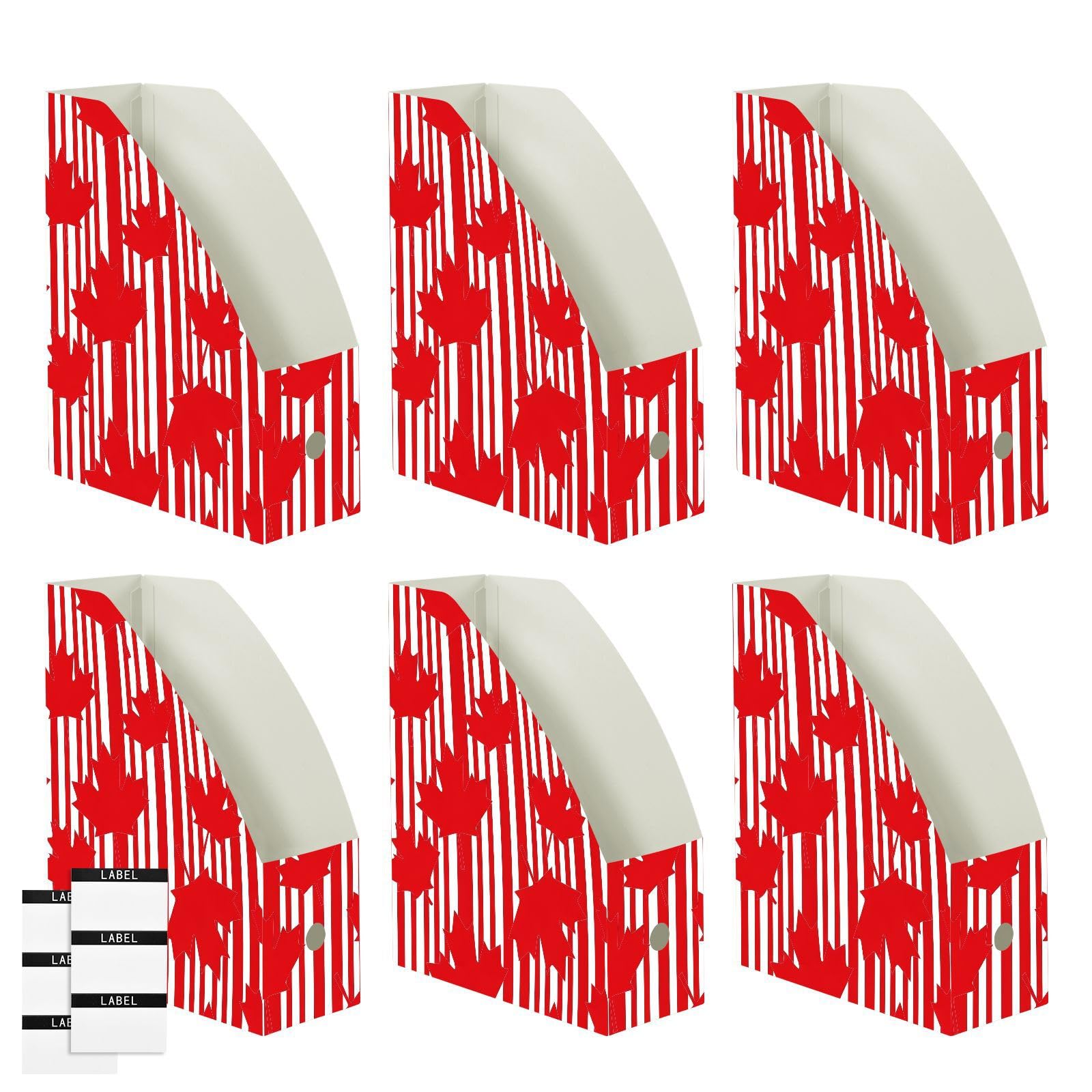 Classic Leaf - Organizer per documenti, colore: bianco