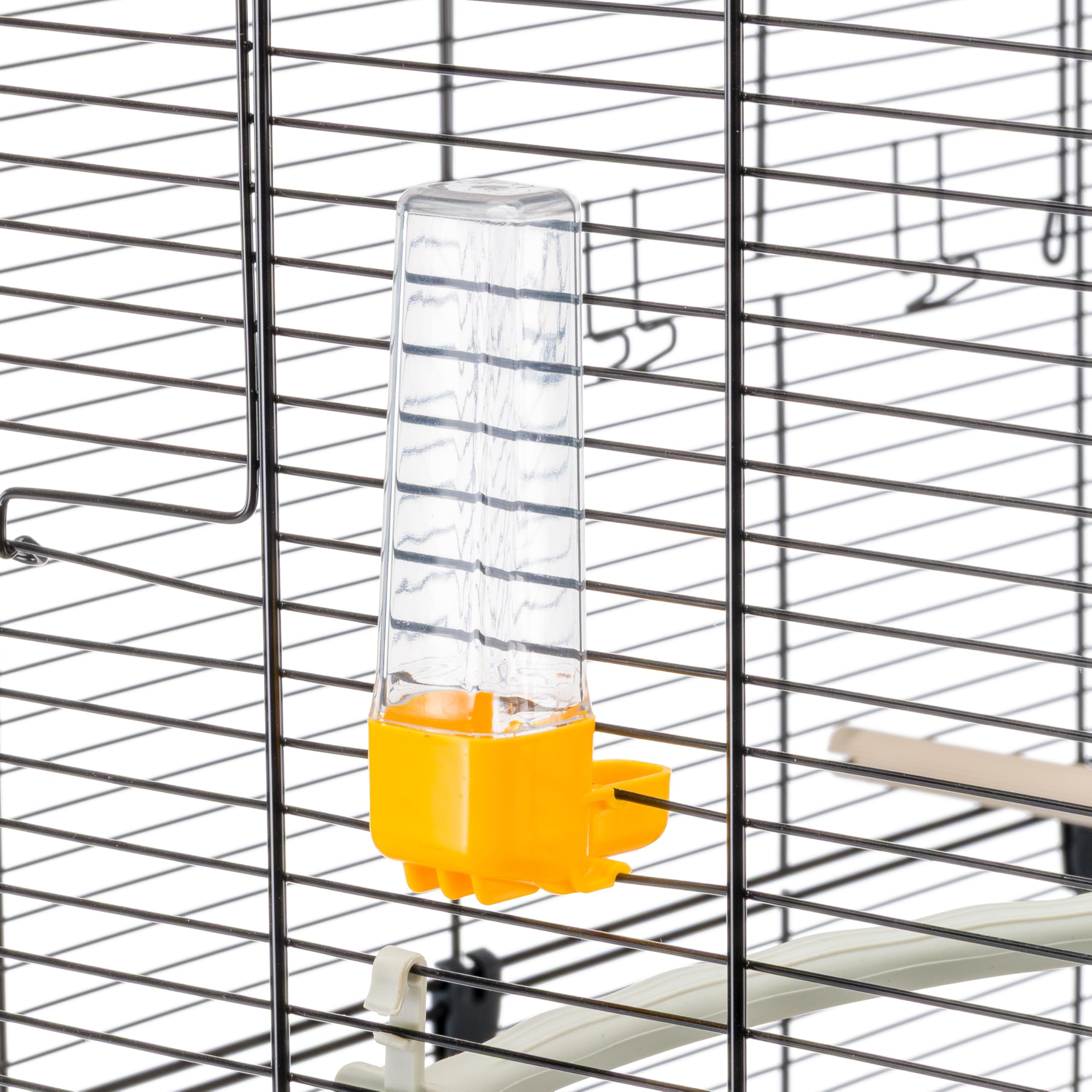 Ferplast Voliera per Uccelli Gabbia per Uccelli, Canarini, Bengalini, Cocorite, Inseparabili, in Metallo, Accessori: Ruote Posatoi Mangiatoie Girevoli, 118 x 59 x h 135 cm.