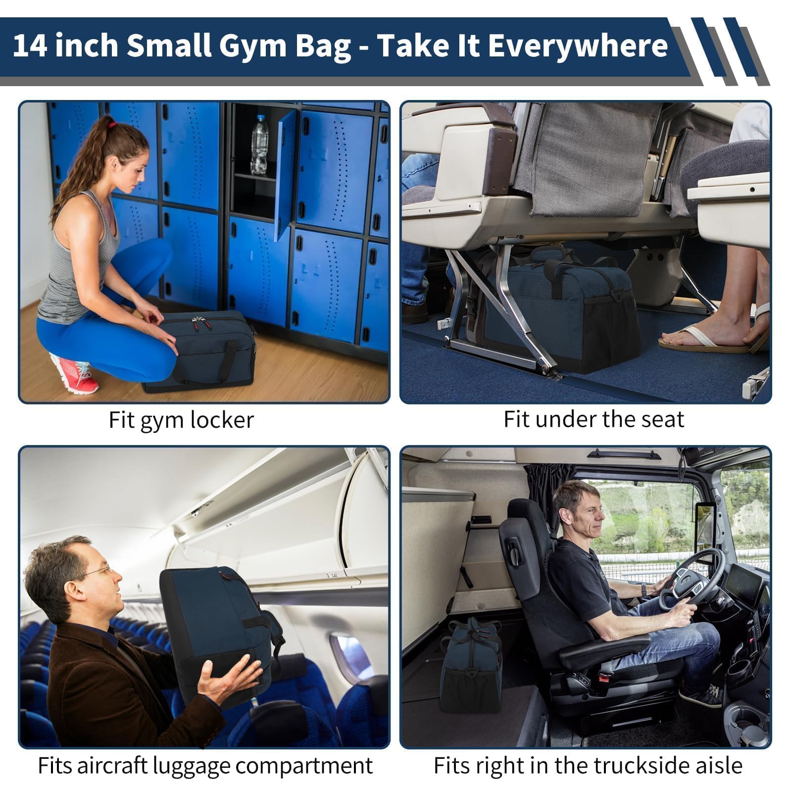 Petit Sac de Sport avec Poche Humide