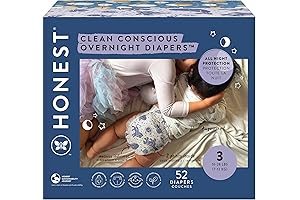 Honest Company Clean Conscious Overnight, Diapers, Size 3