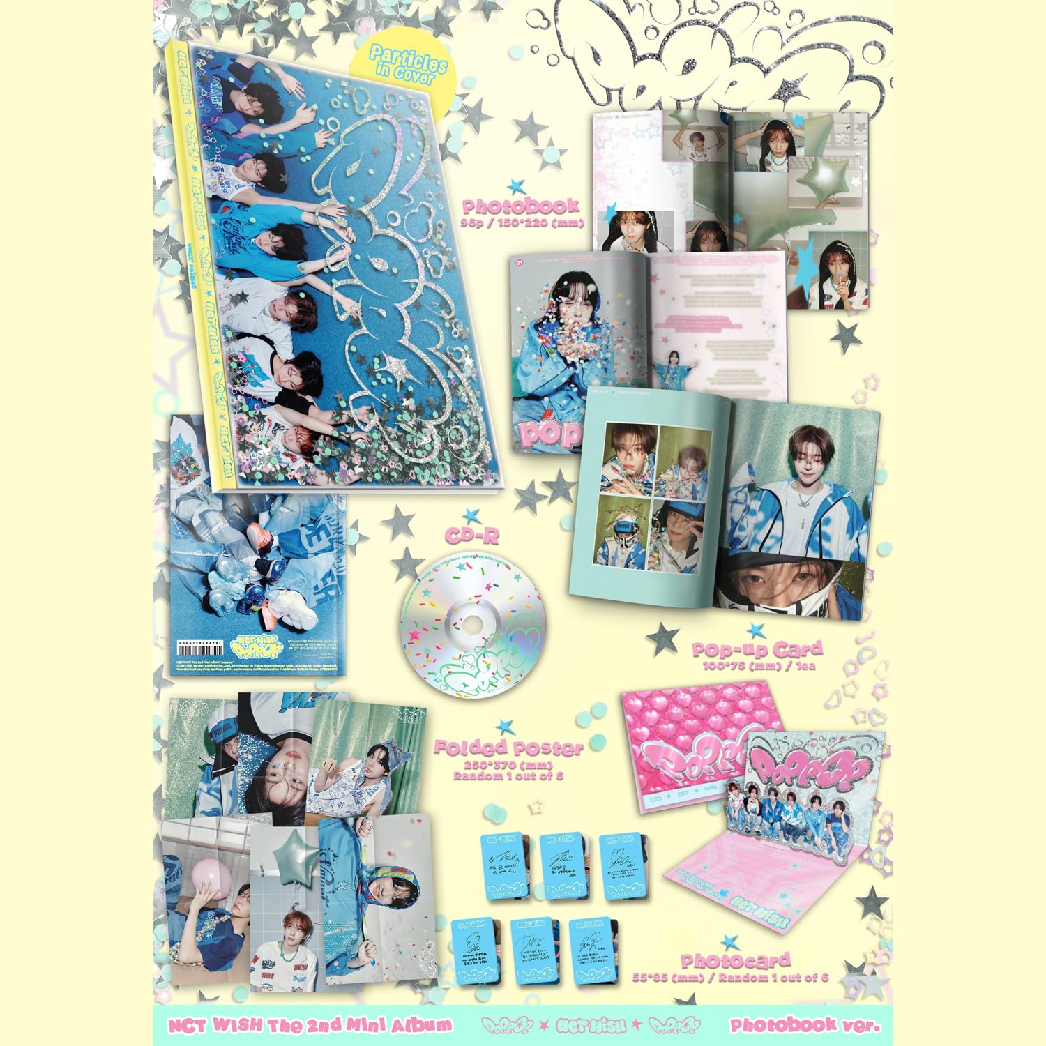 Amazon.com: 2nd Mini Album [Poppop] (Photobook Ver.) Pop-Up Card +  