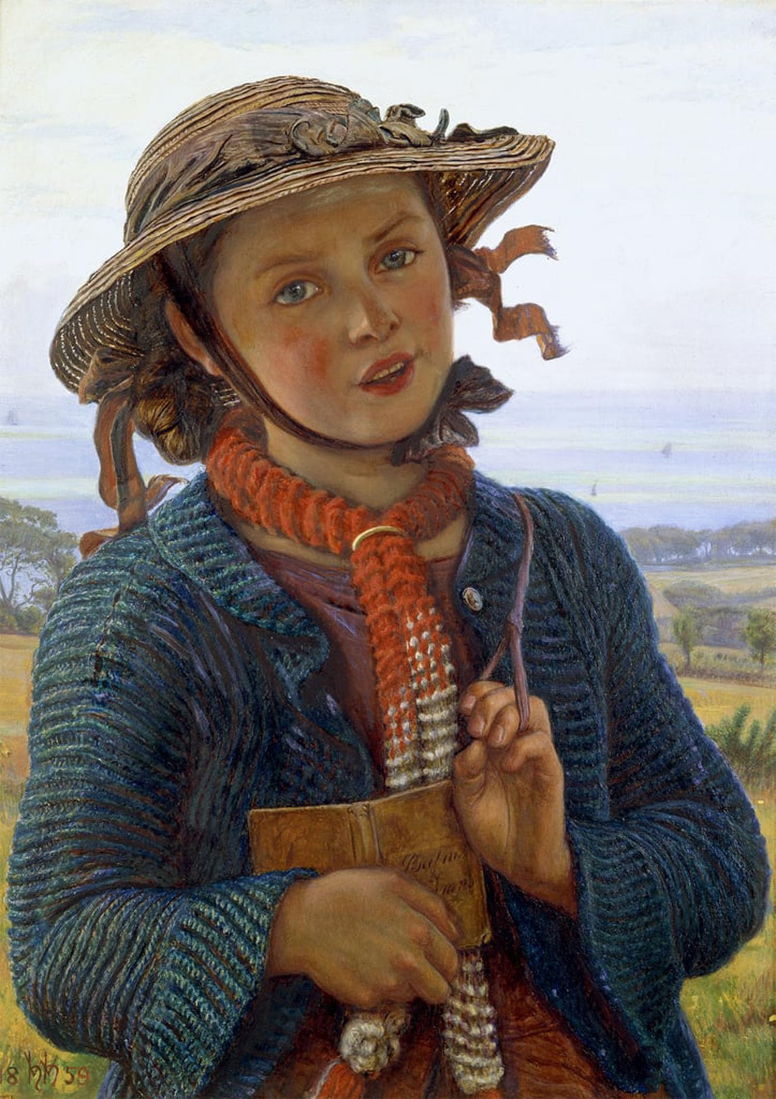 POSTERIIk Vintage Art Print Images Pictures Print the School-girl s Hymn by William Holman Hunt Modern Colour Posters for Office Home Decor 60x90cm