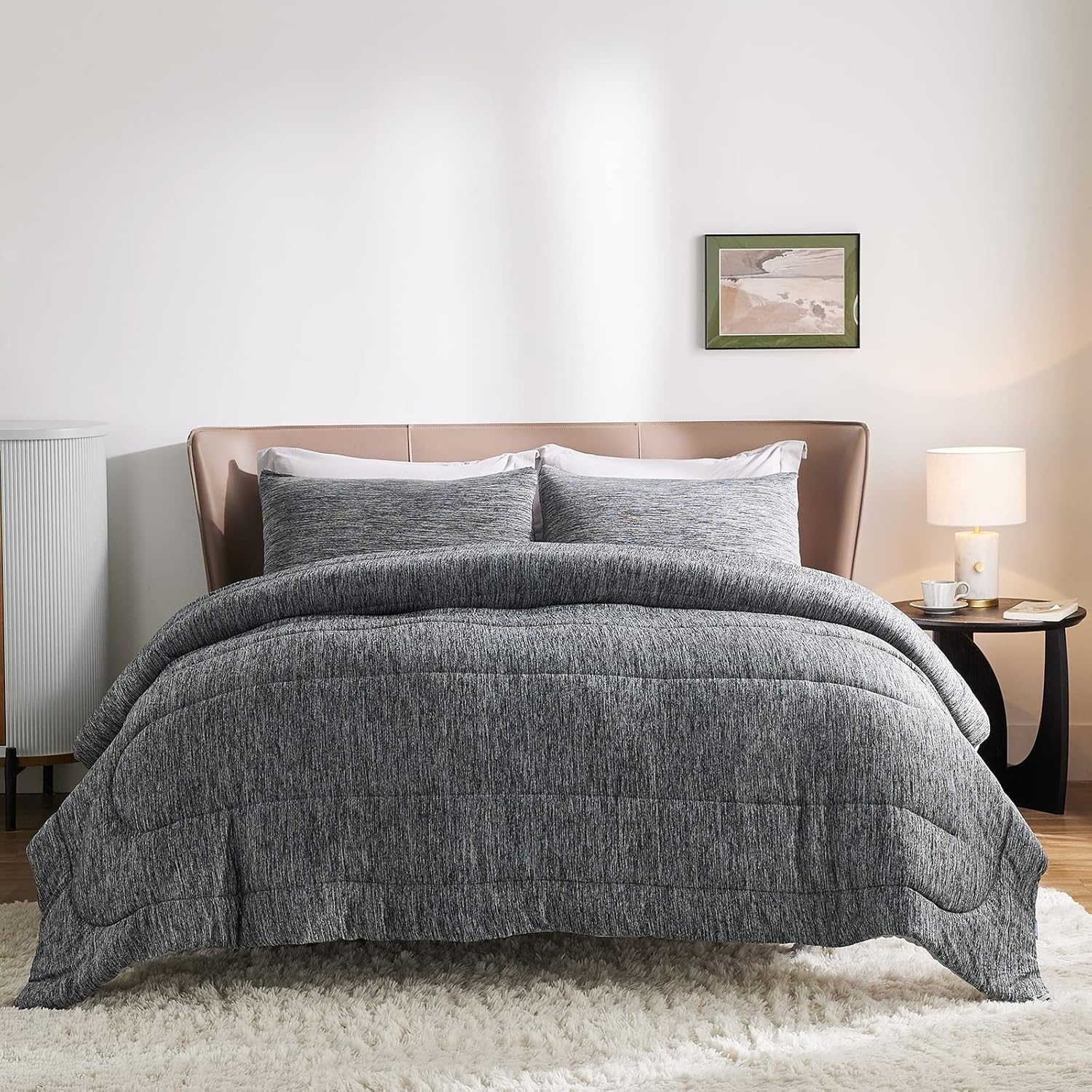 Gеt Dіѕсоunt оƒƒеr Bedsure King Size Comforter Set - Warm King Comforter, 3 Pieces All Season Reversible King Bed Comforter, Dual Side Warm Cooling King Size Cooling Comforter with 2 Pillow Shams (Grey, 102x90'') Hоttеѕt Sаlеѕ Bedsure King Size Comforter Set - Warm King Comforter, 3 Pieces All Season Reversible King Bed Comforter, Dual Side Warm Cooling King Size Cooling Comforter with 2 Pillow Shams (Grey, 102x90'')