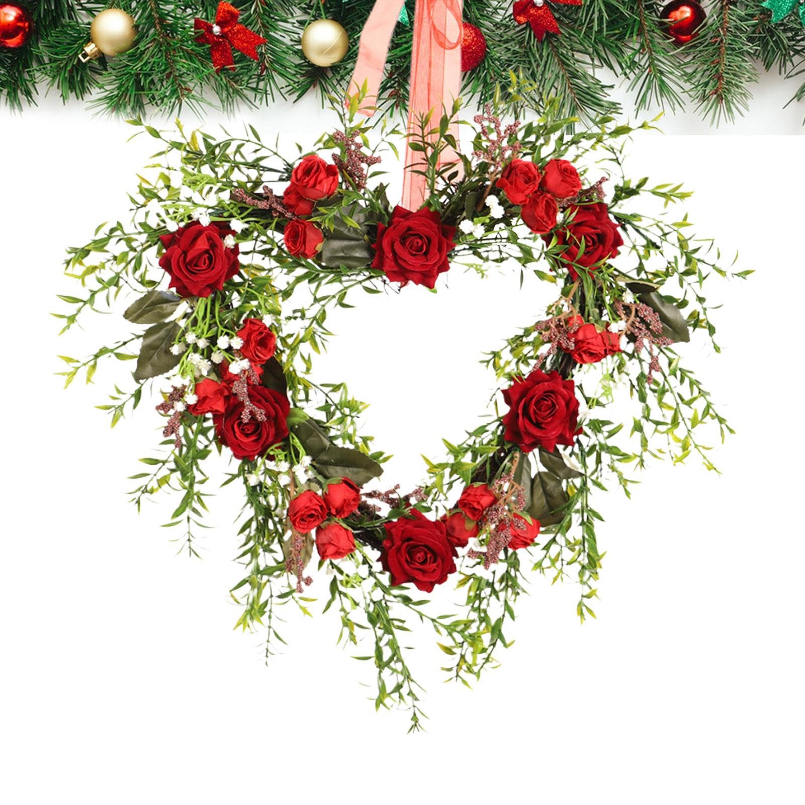 Couronne de Saint-Valentin en cœur : la solution pour une décoration de maison terne