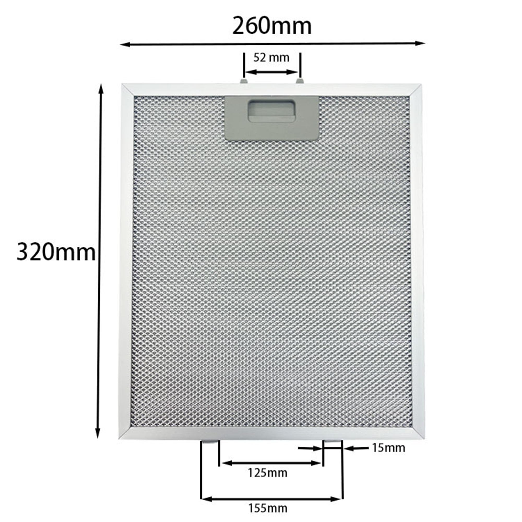 3PCS Filtro De Campana Extractora , Accesorio De Filtro, Filtro De Cocina De Aluminio, Accesorio De Campana Extractora, Cubierta De Filtro De Campana Extractora De Cocina, 32 * 26cm